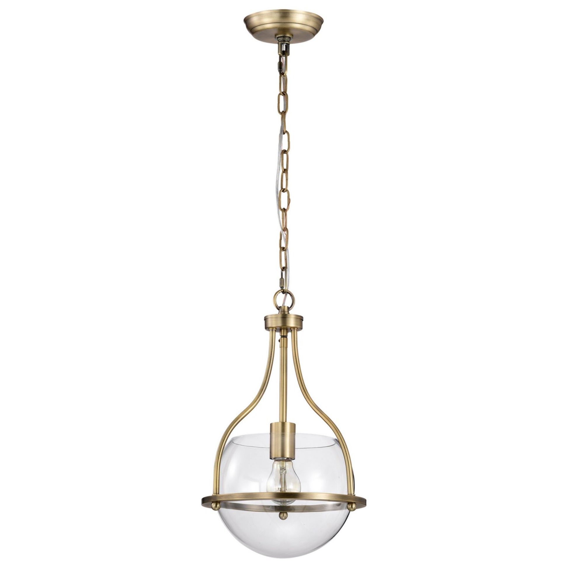Amado Pendant Light, Clear Glass - Bees Lighting