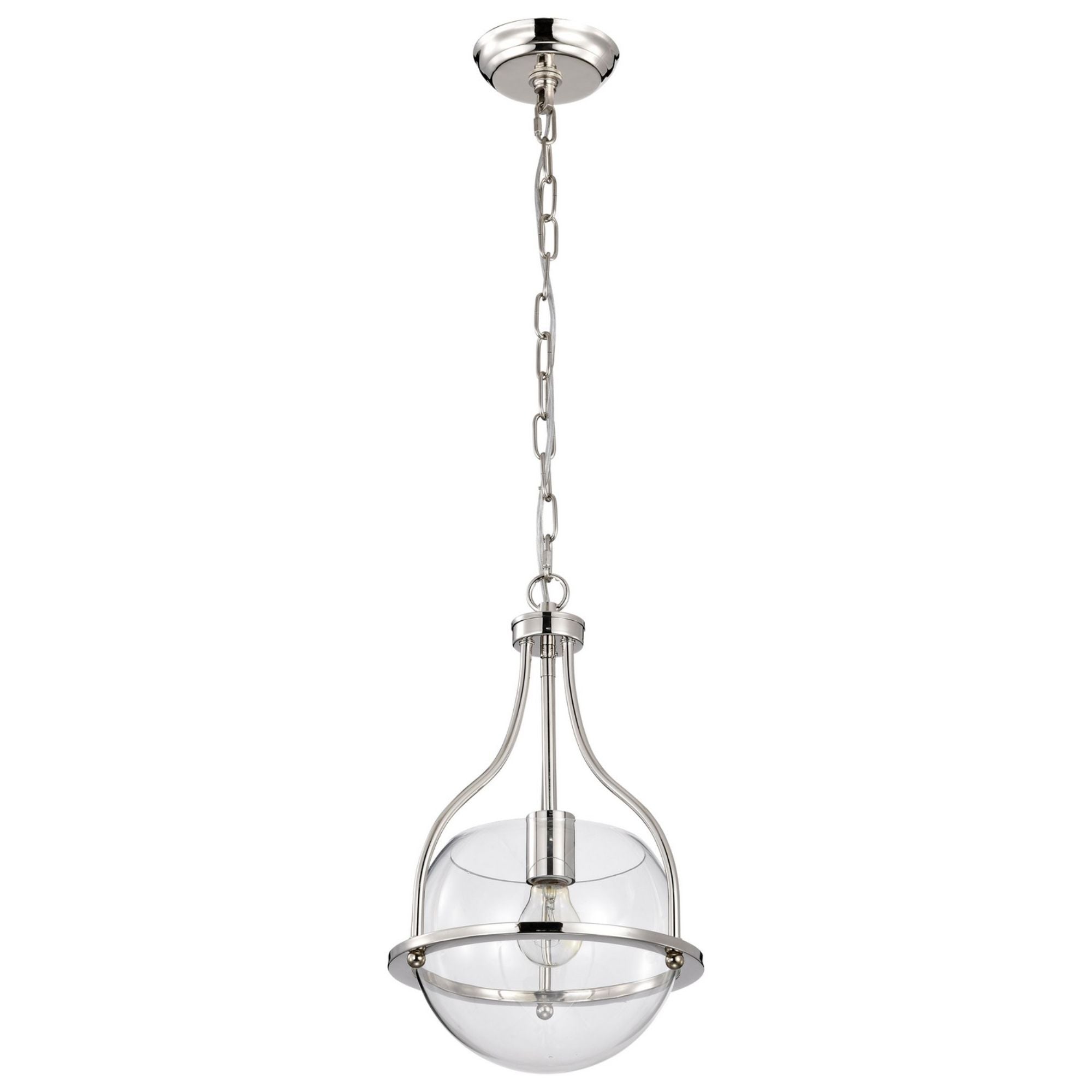 Amado 10" Pendant, Polished Nickel Finish - Bees Lighting