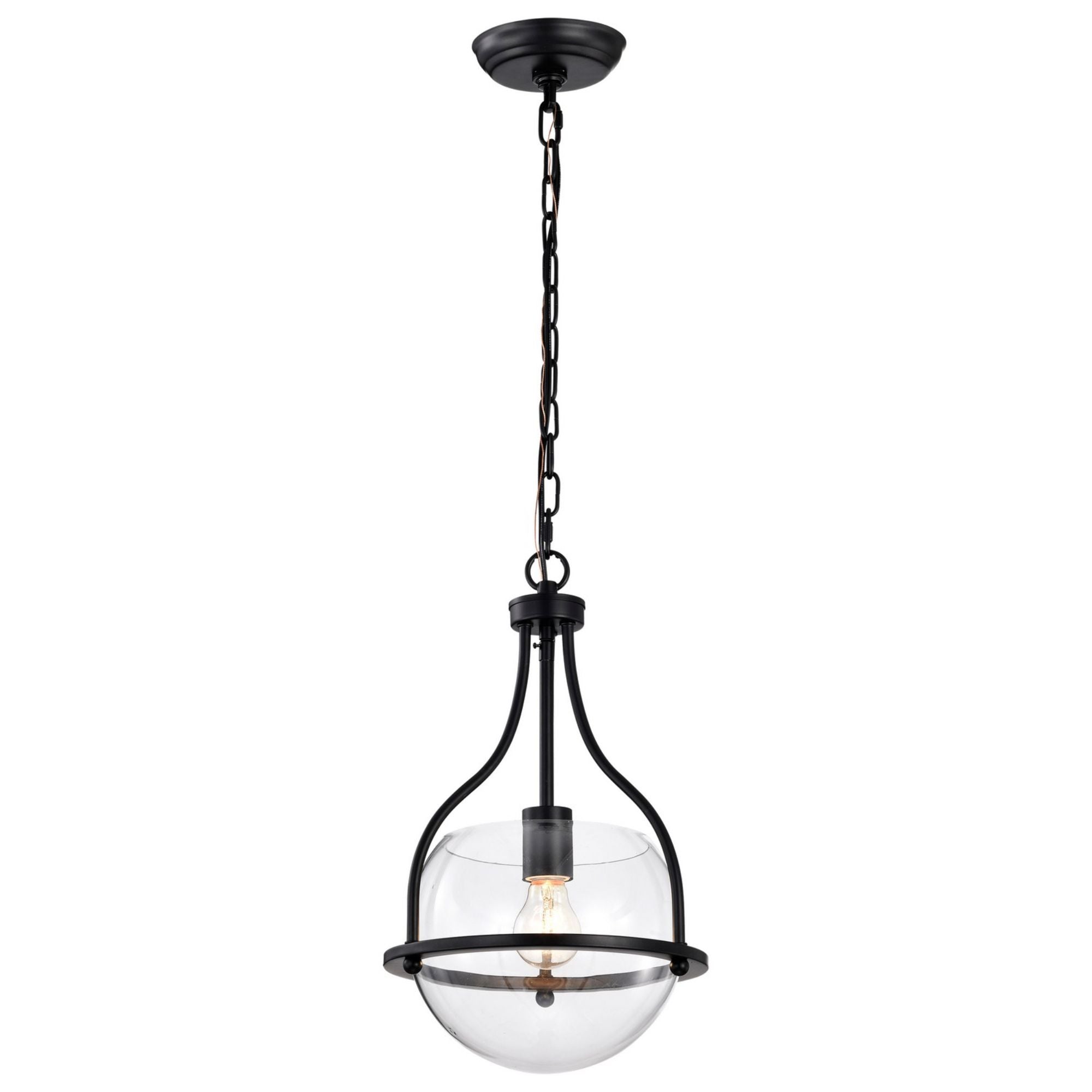 Amado 10" Pendant, Matte Black Finish - Bees Lighting