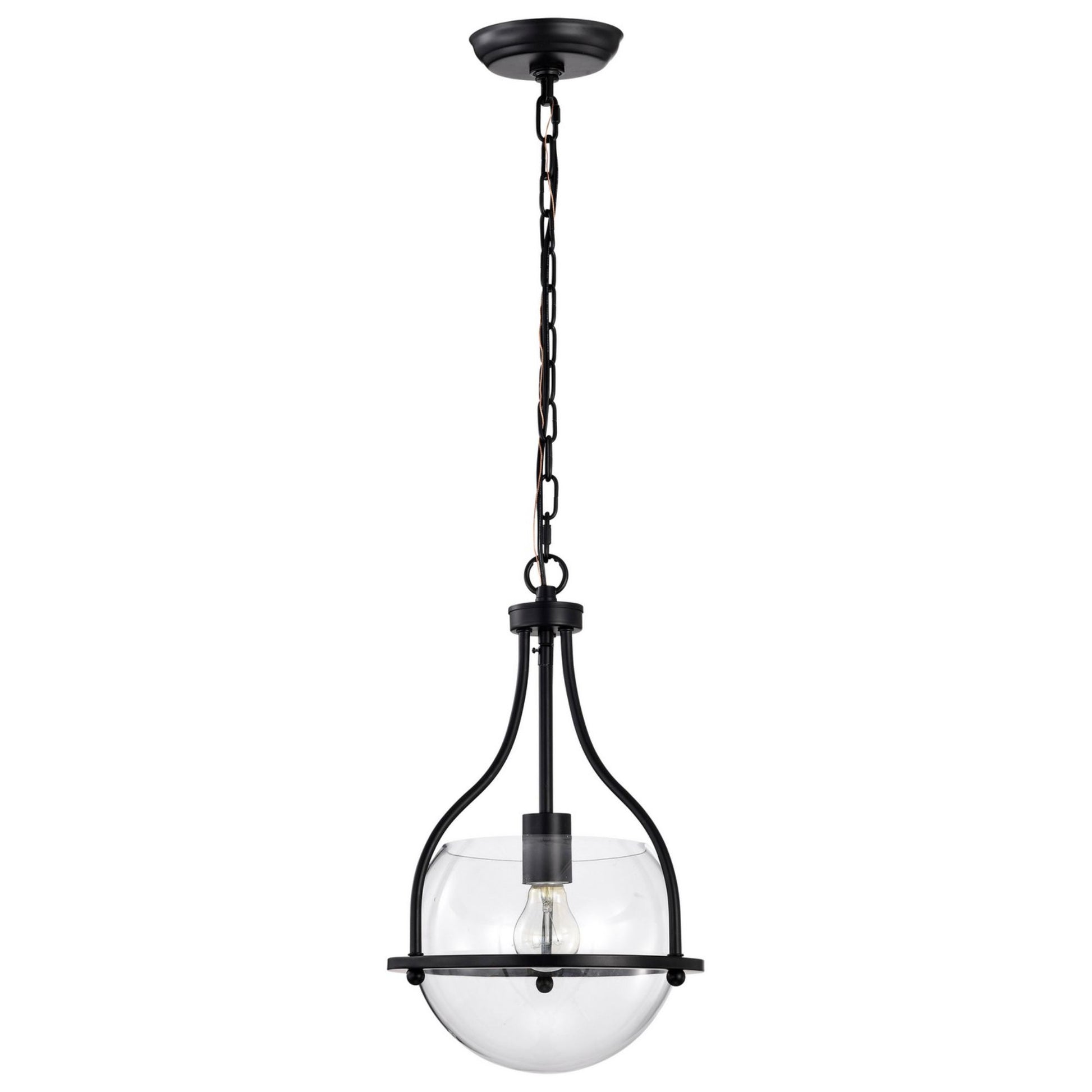 Amado 10" Pendant, Matte Black Finish - Bees Lighting