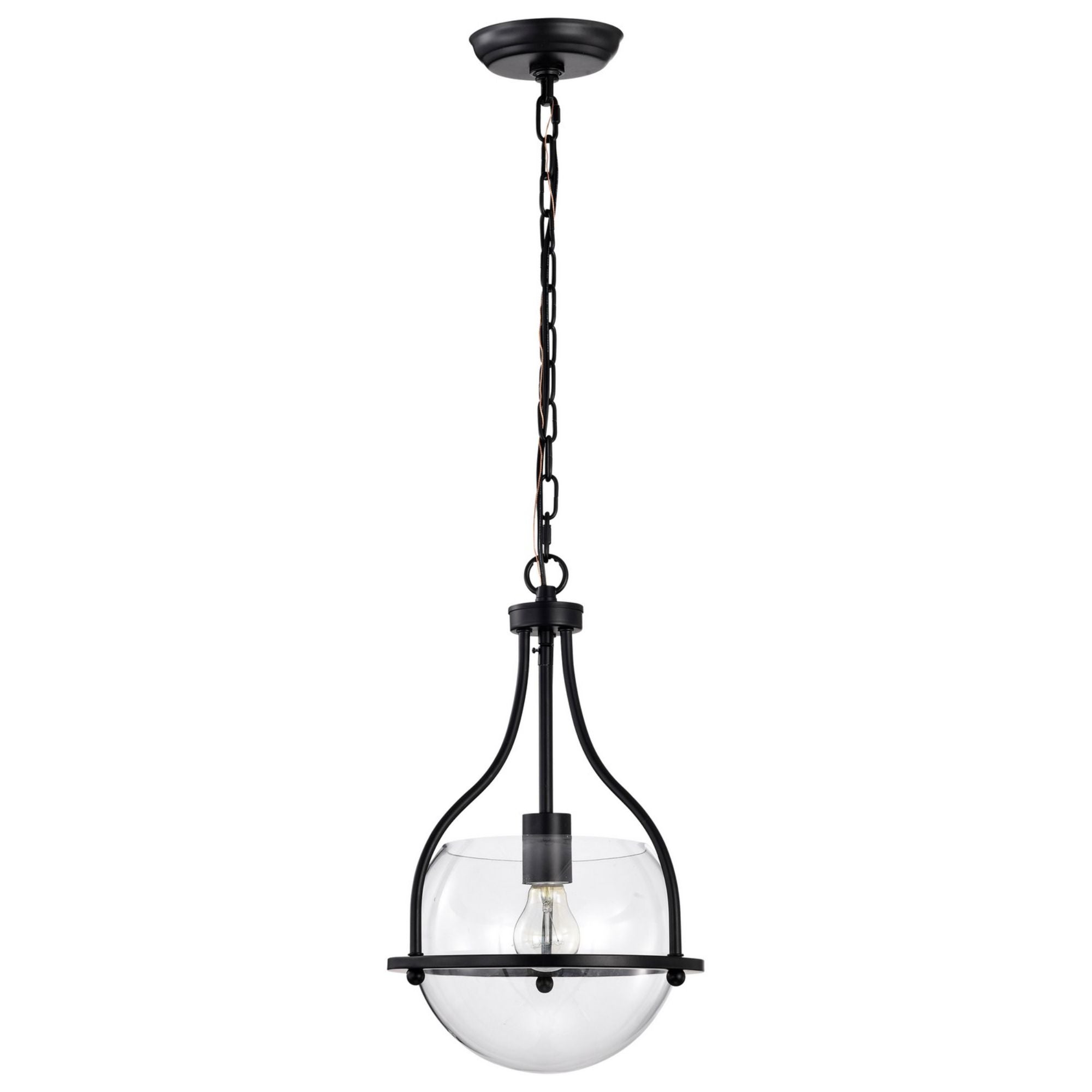Amado 10" Pendant, Matte Black Finish - Bees Lighting