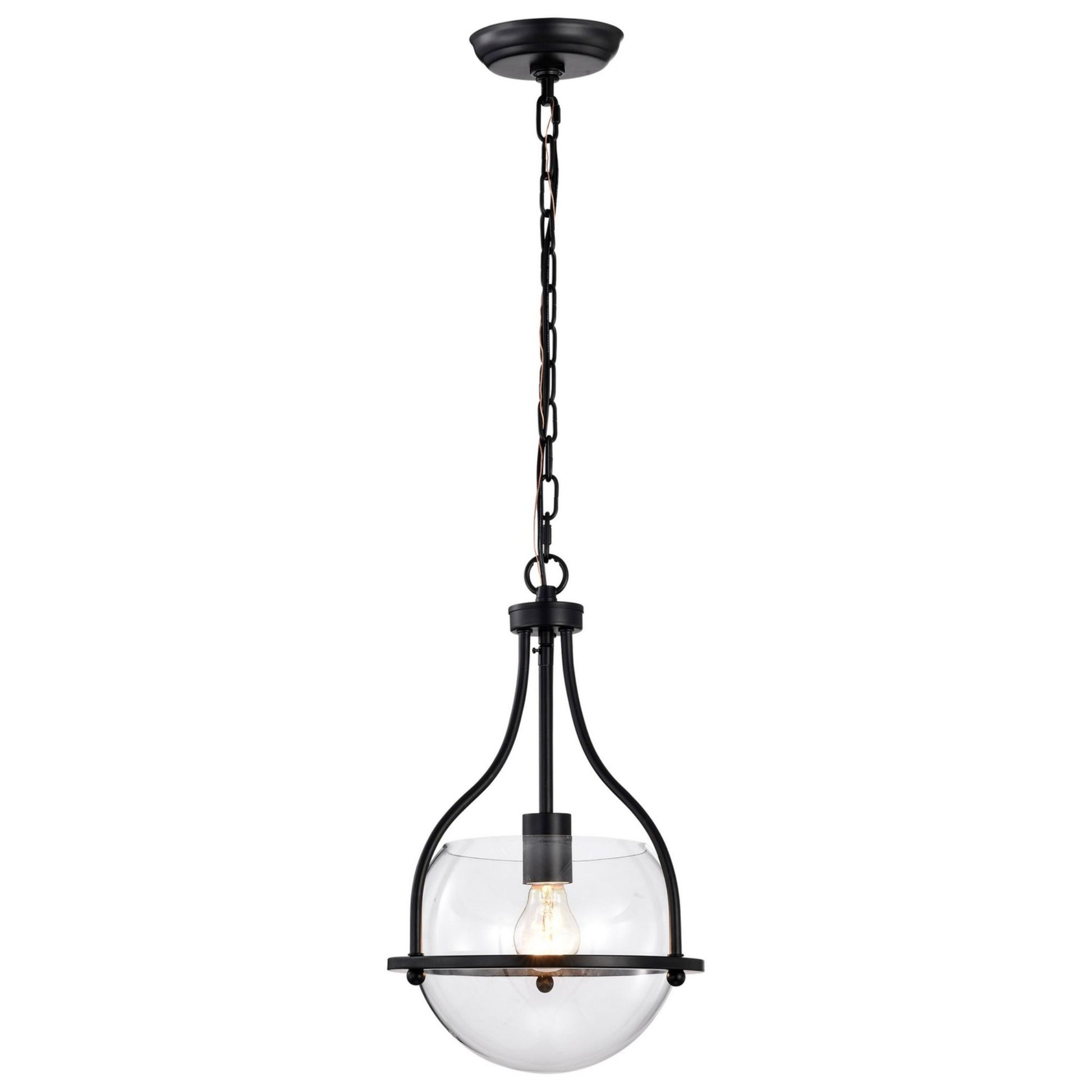 Amado 10" Pendant, Matte Black Finish - Bees Lighting