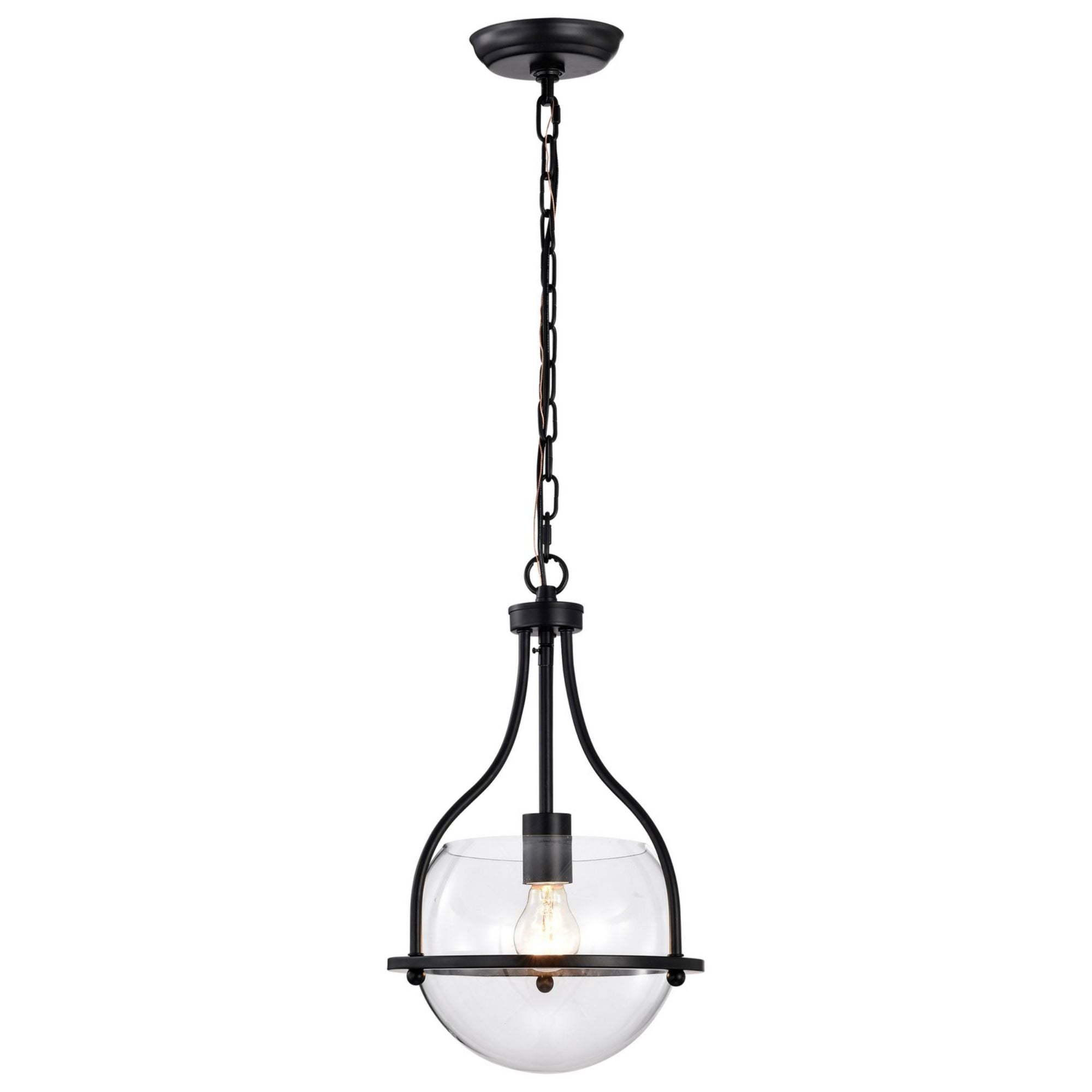 Amado 10" Pendant, Matte Black Finish - Bees Lighting