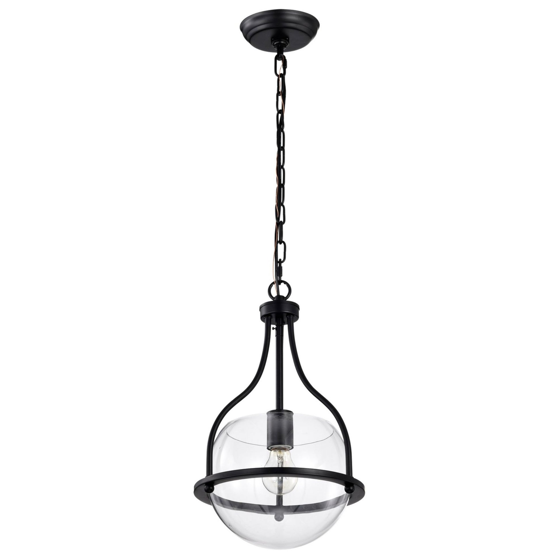 Amado 10" Pendant, Matte Black Finish - Bees Lighting