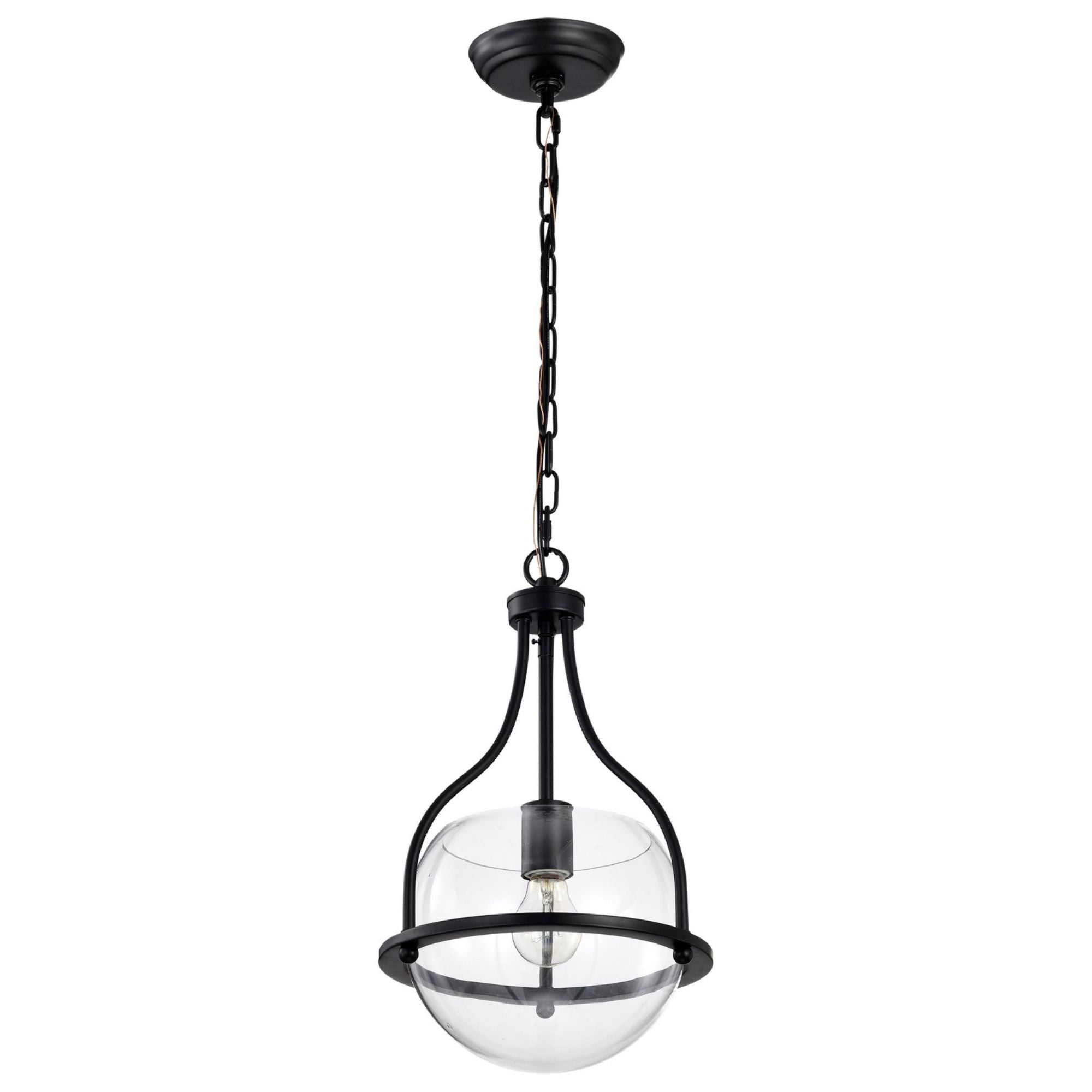 Amado 10" Pendant, Matte Black Finish - Bees Lighting