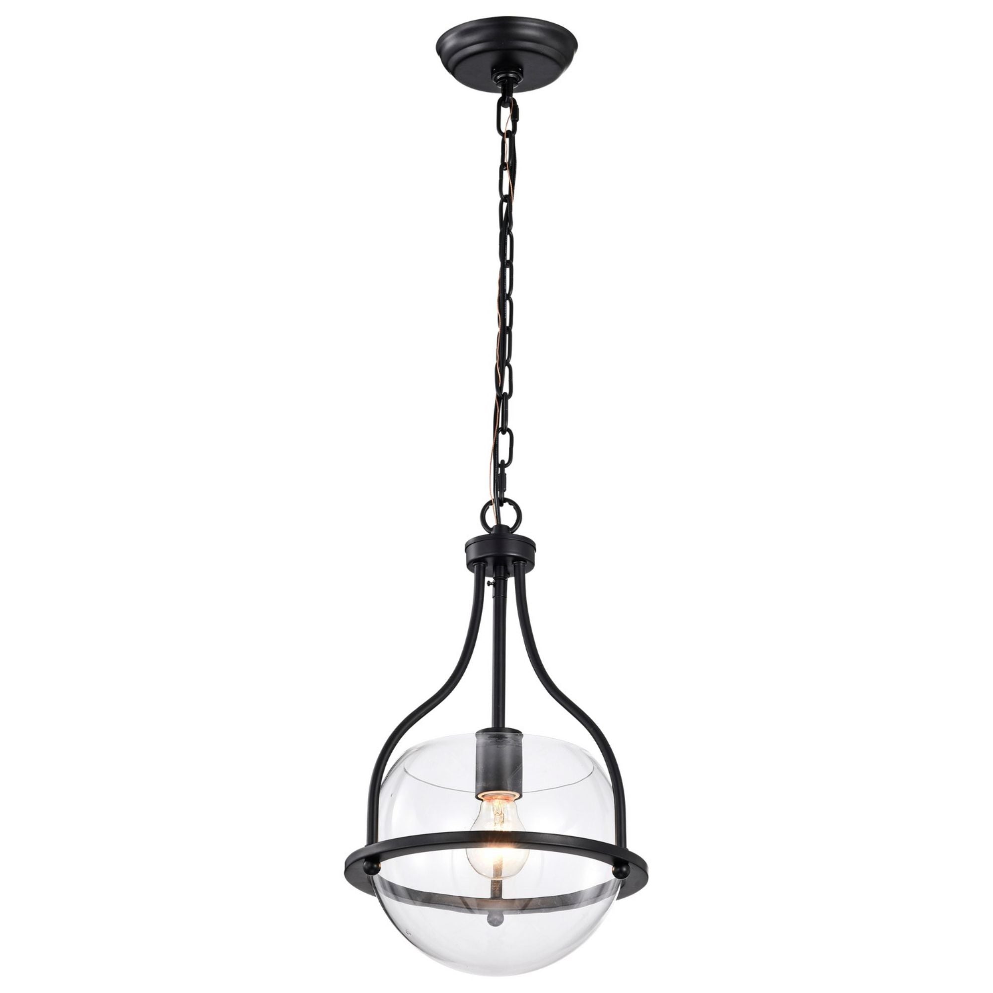 Amado 10" Pendant, Matte Black Finish - Bees Lighting