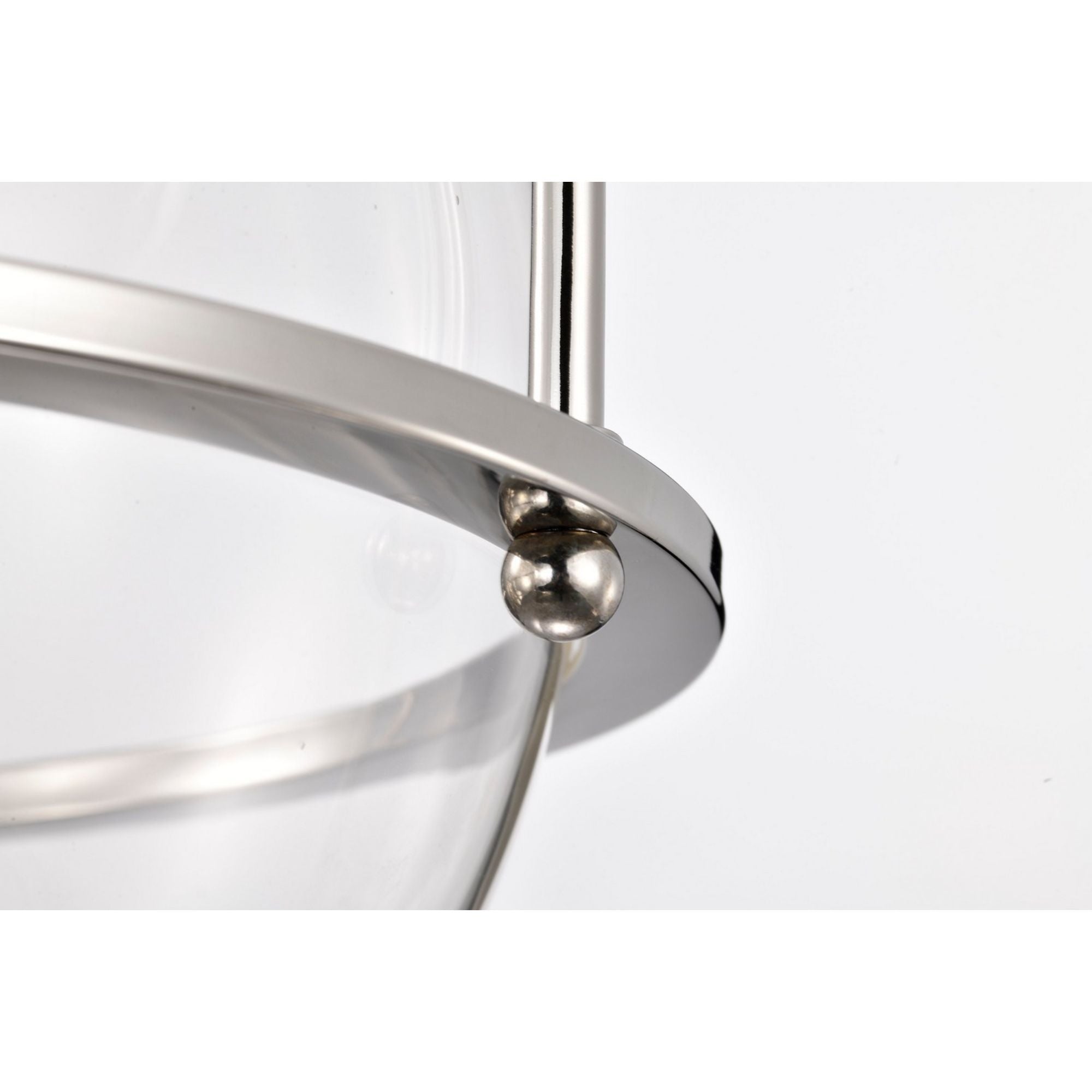 Amado 14" 3 lights Pendant, Polished Nickel Finish - Bees Lighting