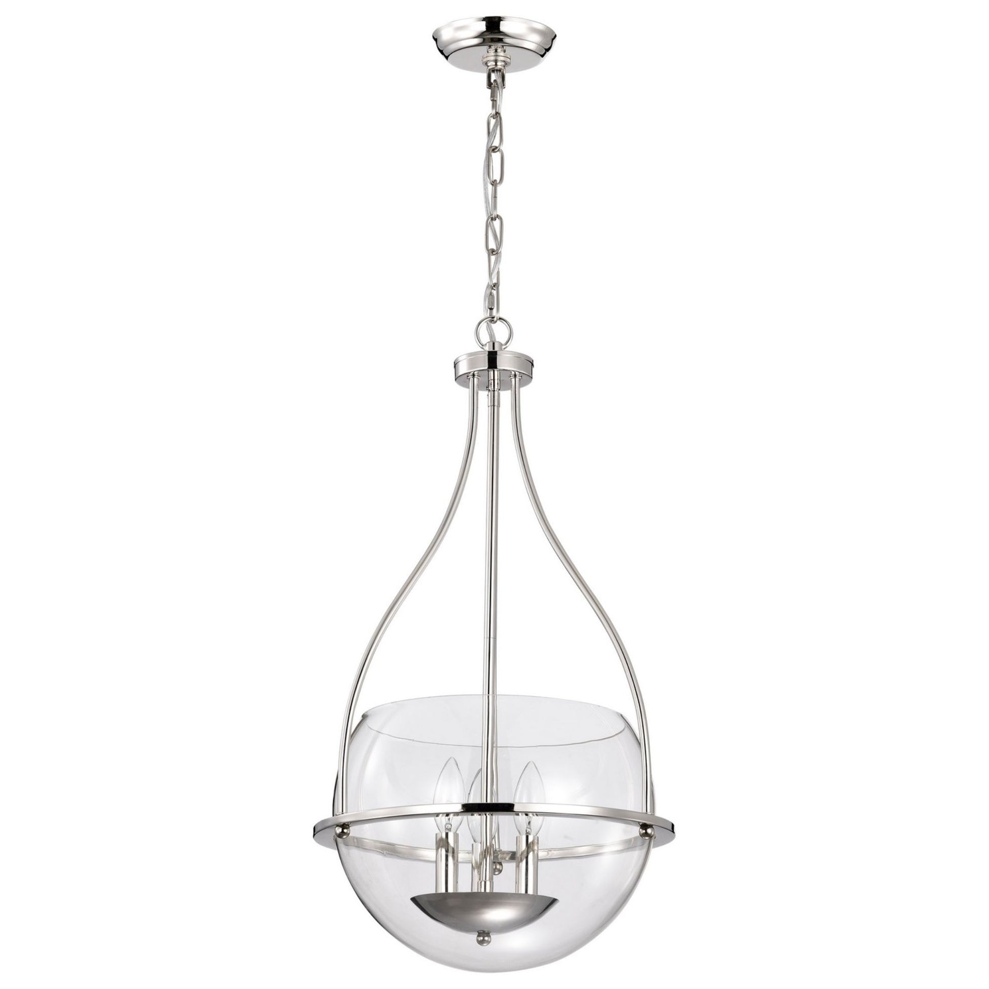 Amado Pendant Light, Clear Glass - Bees Lighting