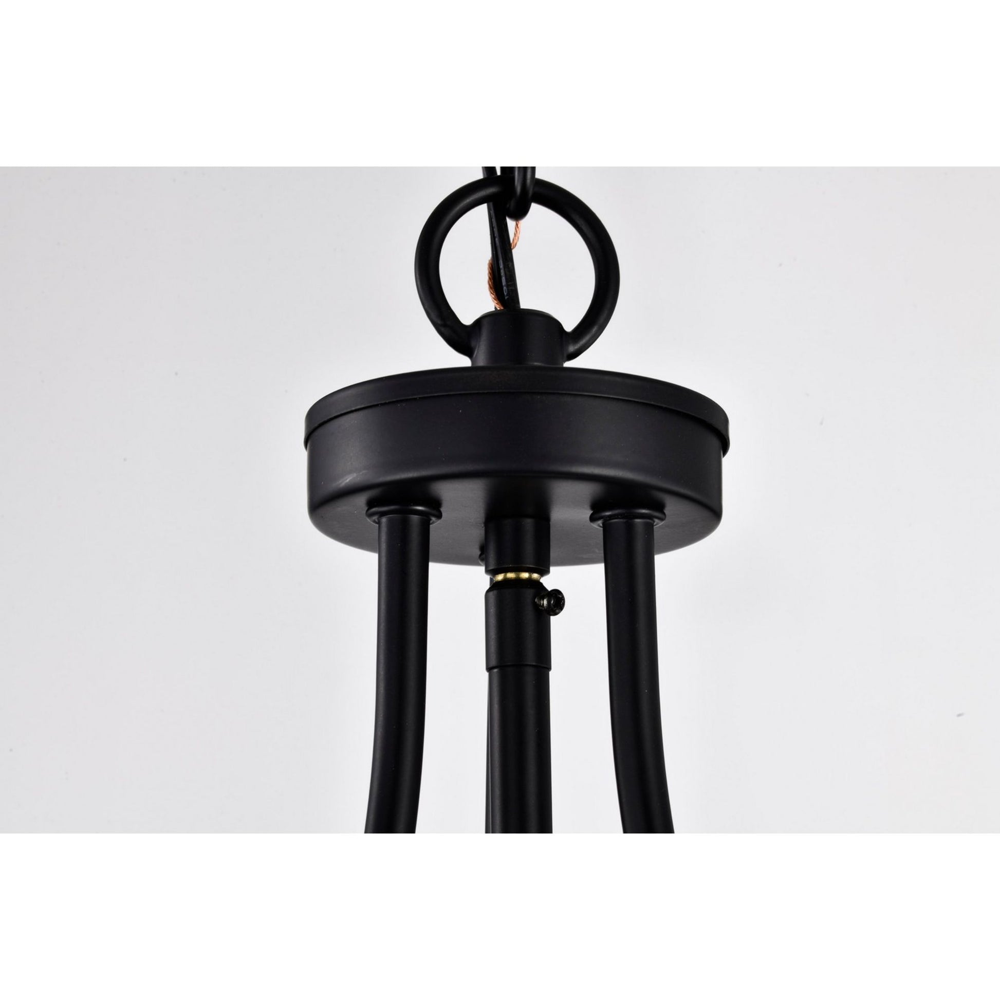Amado 14" 3 lights Pendant, Matte Black Finish - Bees Lighting