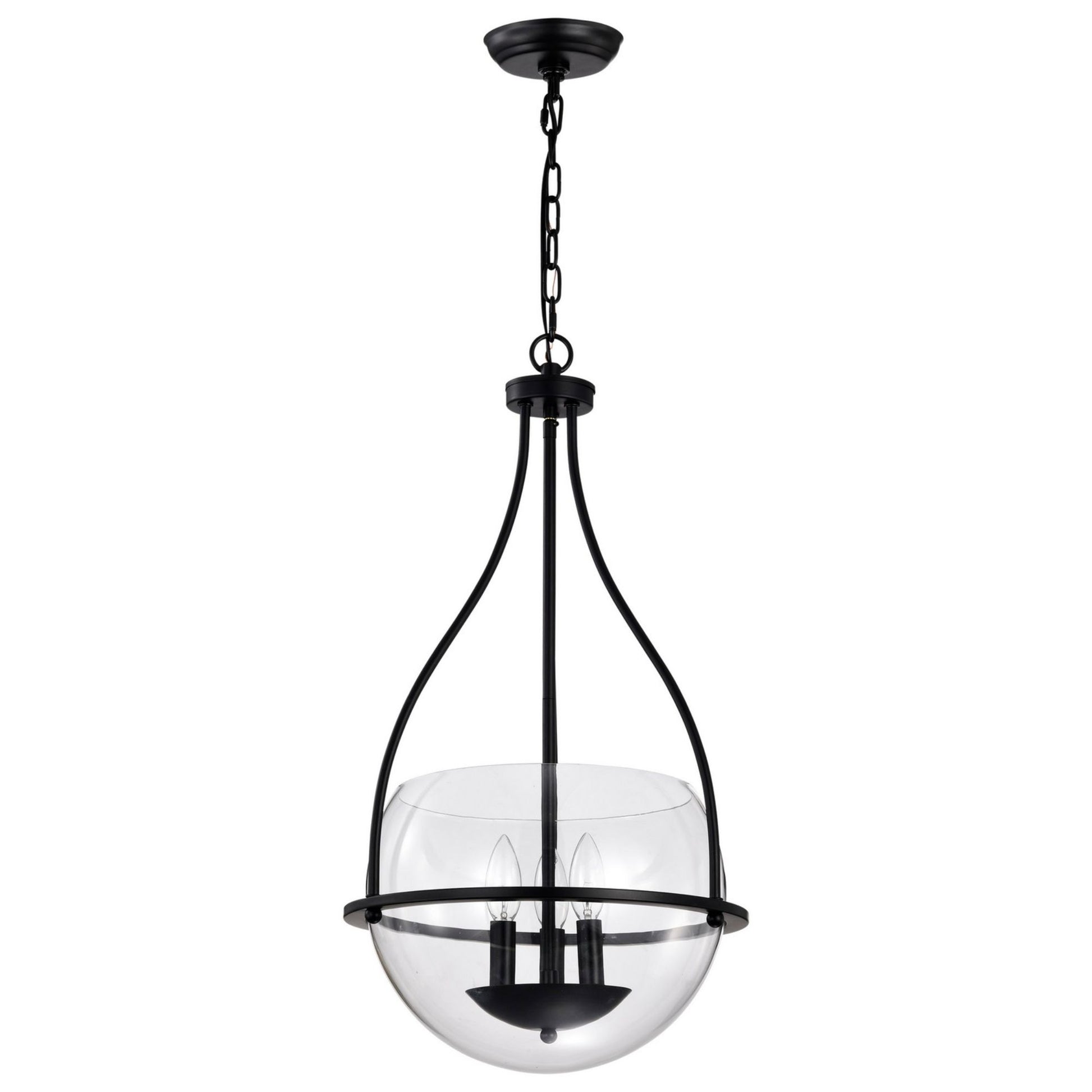 Amado Pendant Light, Clear Glass - Bees Lighting