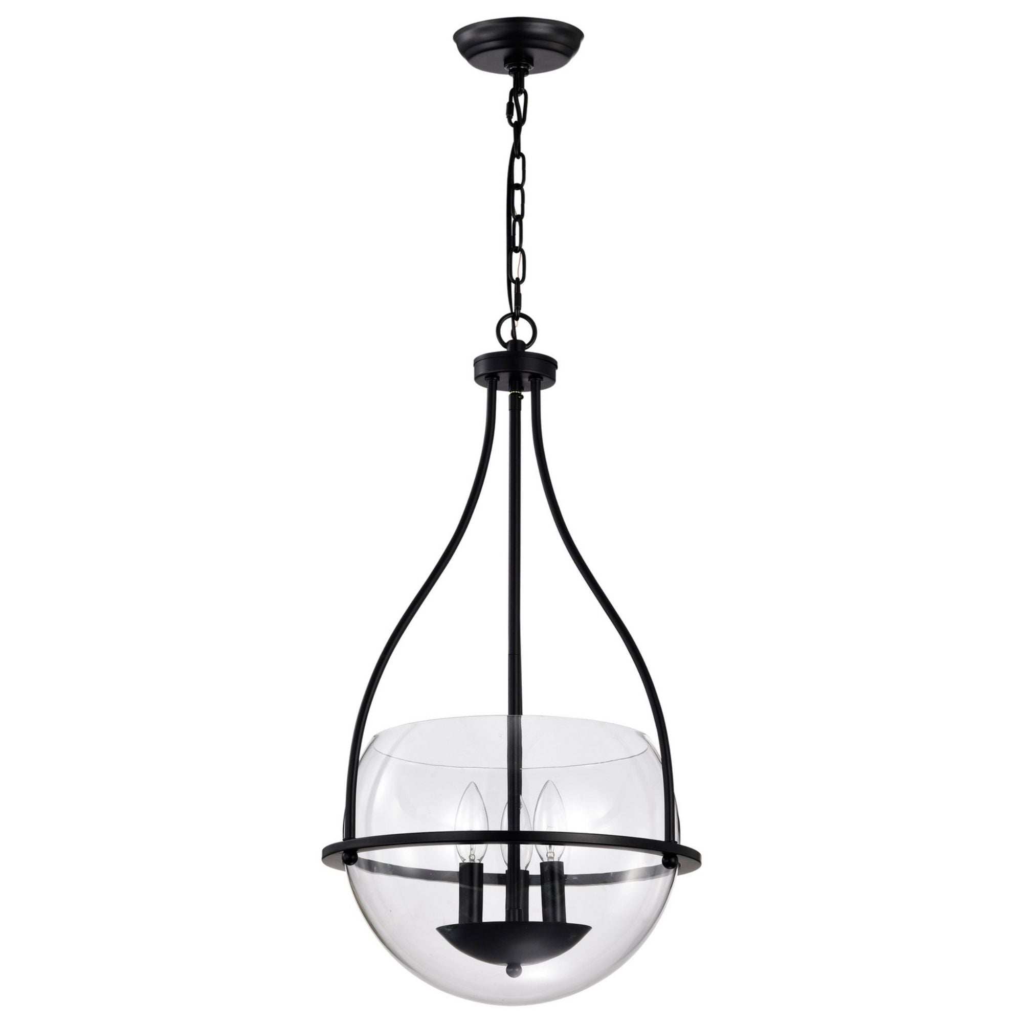 Amado Pendant Light, Clear Glass - Bees Lighting