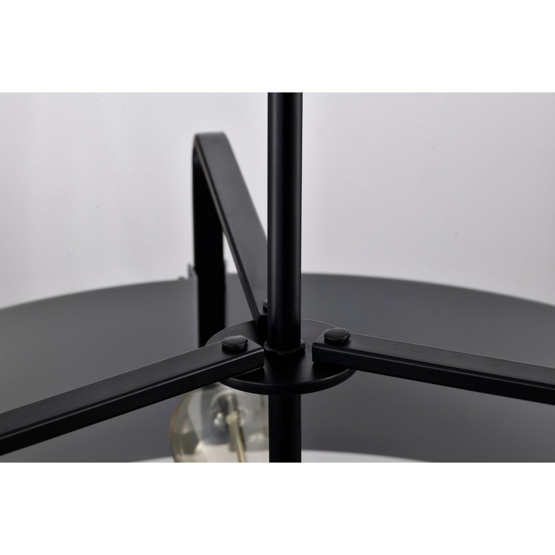 Altos 22" 5 lights Pendant, Matte Gray and Matte Black Finish - Bees Lighting
