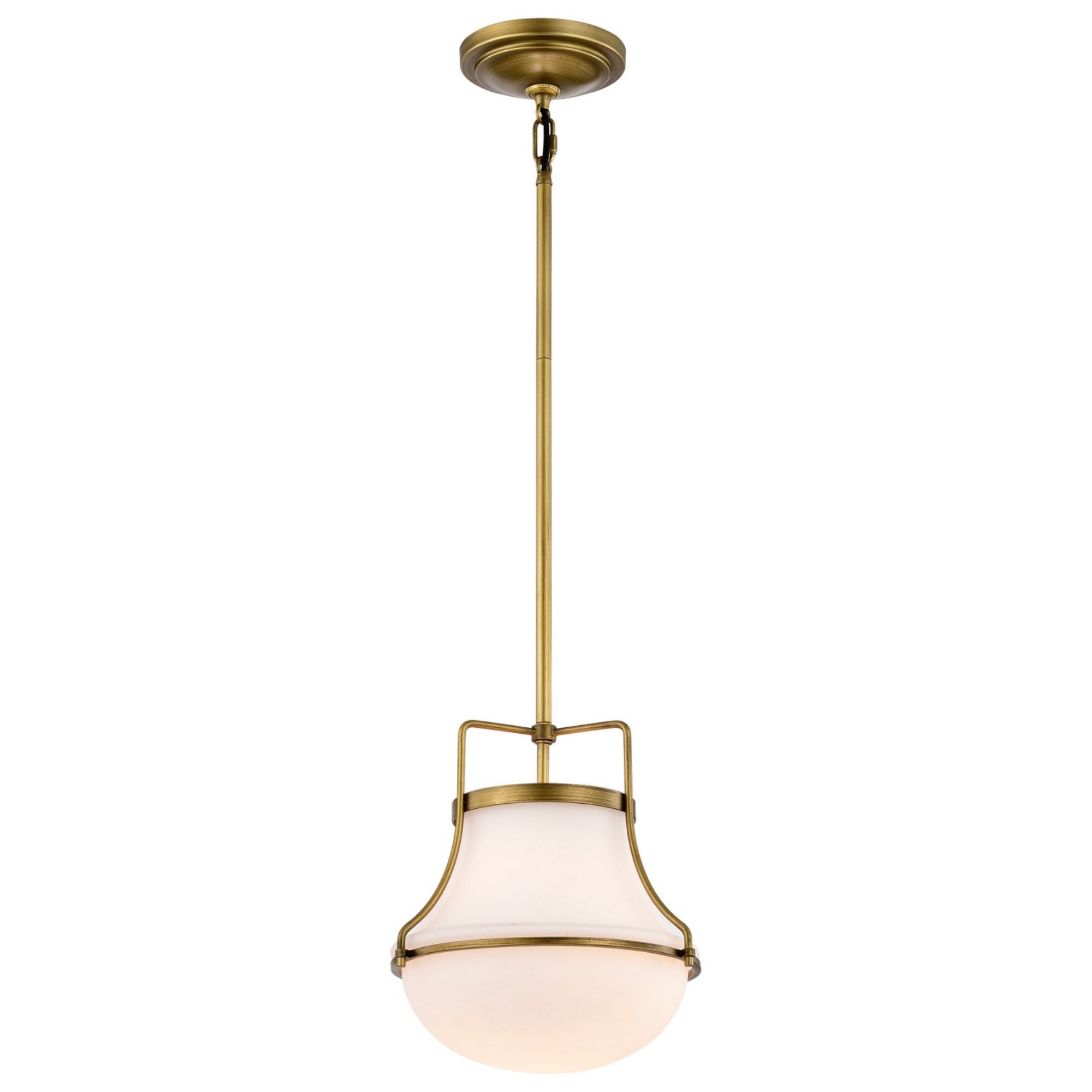 Valdora 10" Pendant, Natural Brass Finish - Bees Lighting