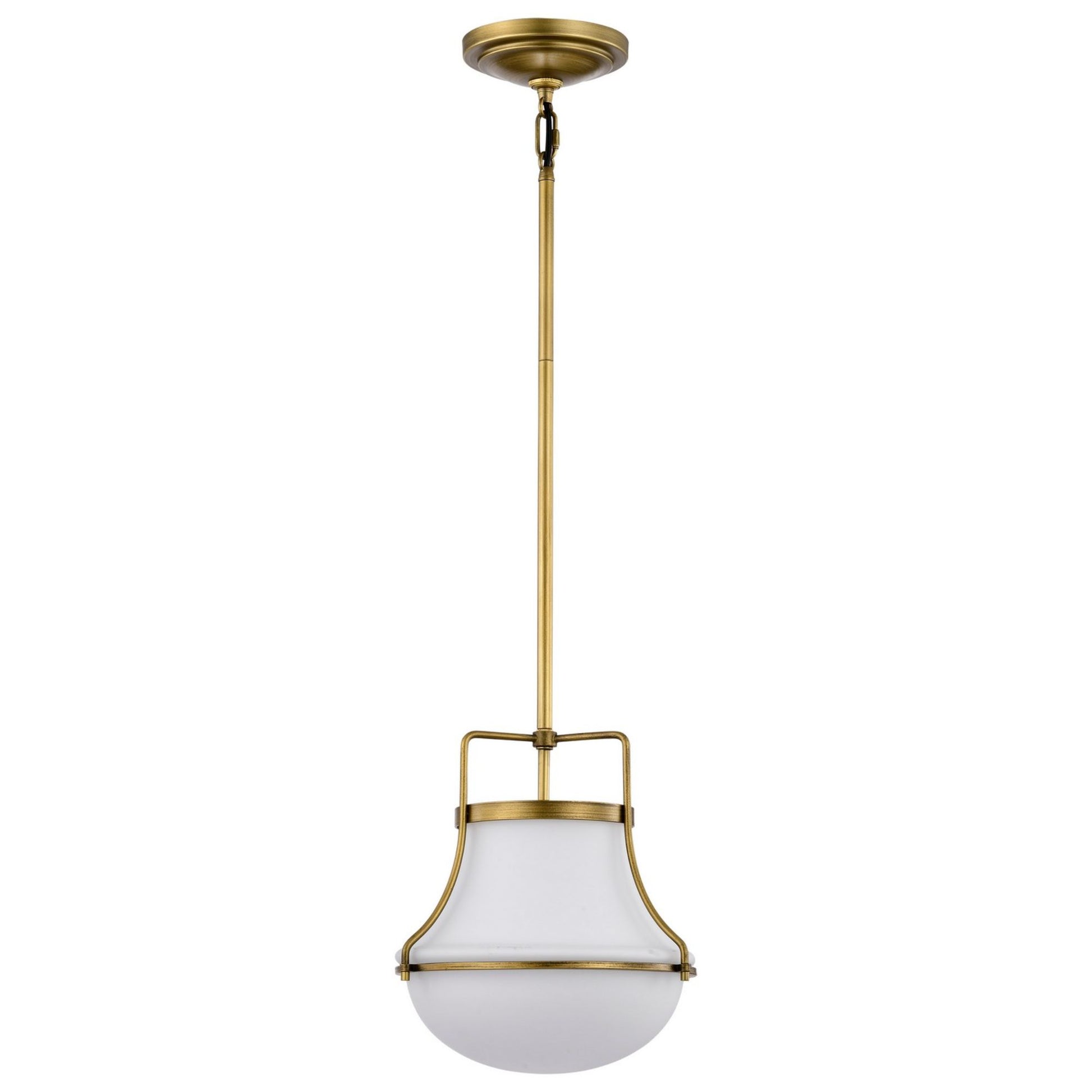 Valdora 10" Pendant, Natural Brass Finish - Bees Lighting