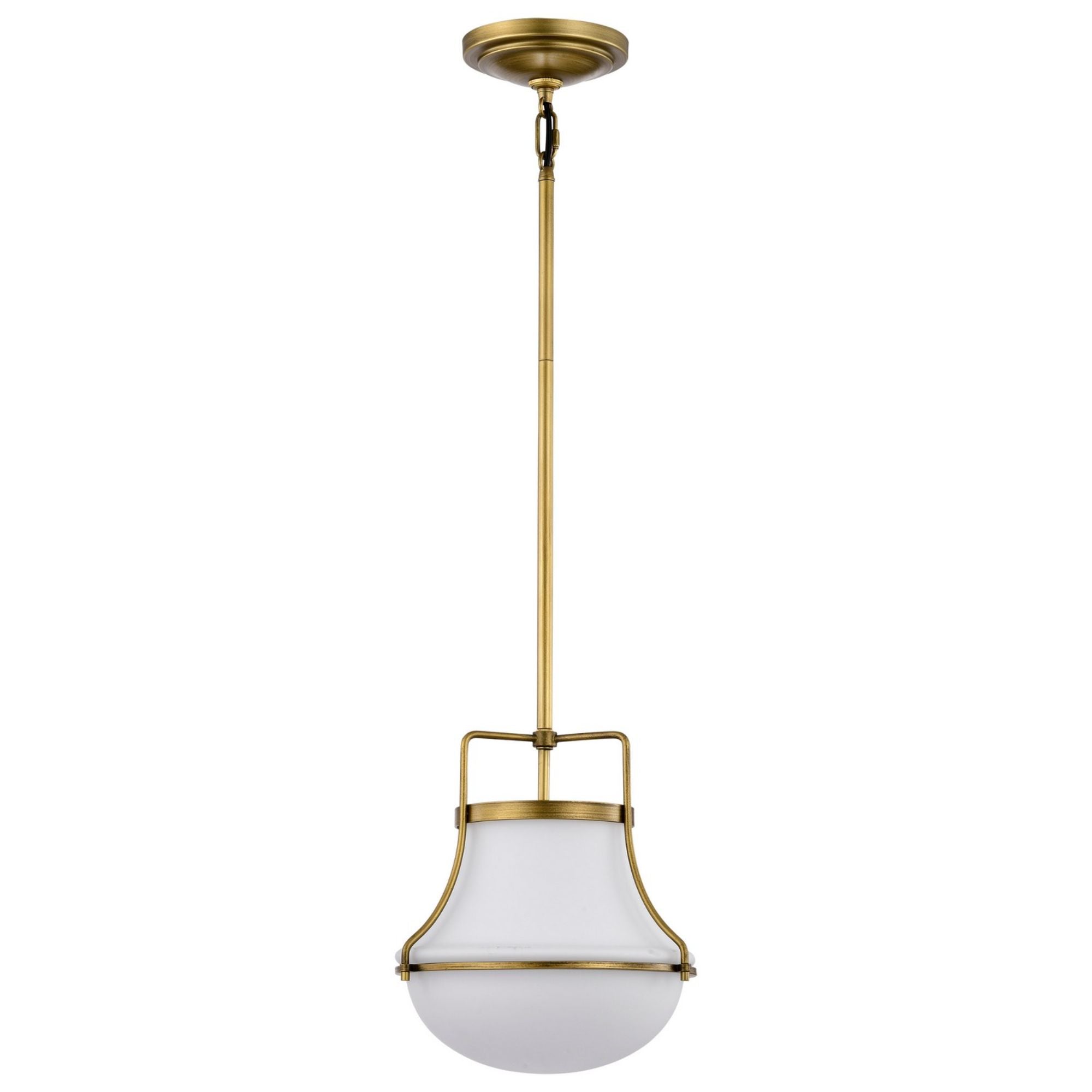 Valdora 10" Pendant, Natural Brass Finish - Bees Lighting