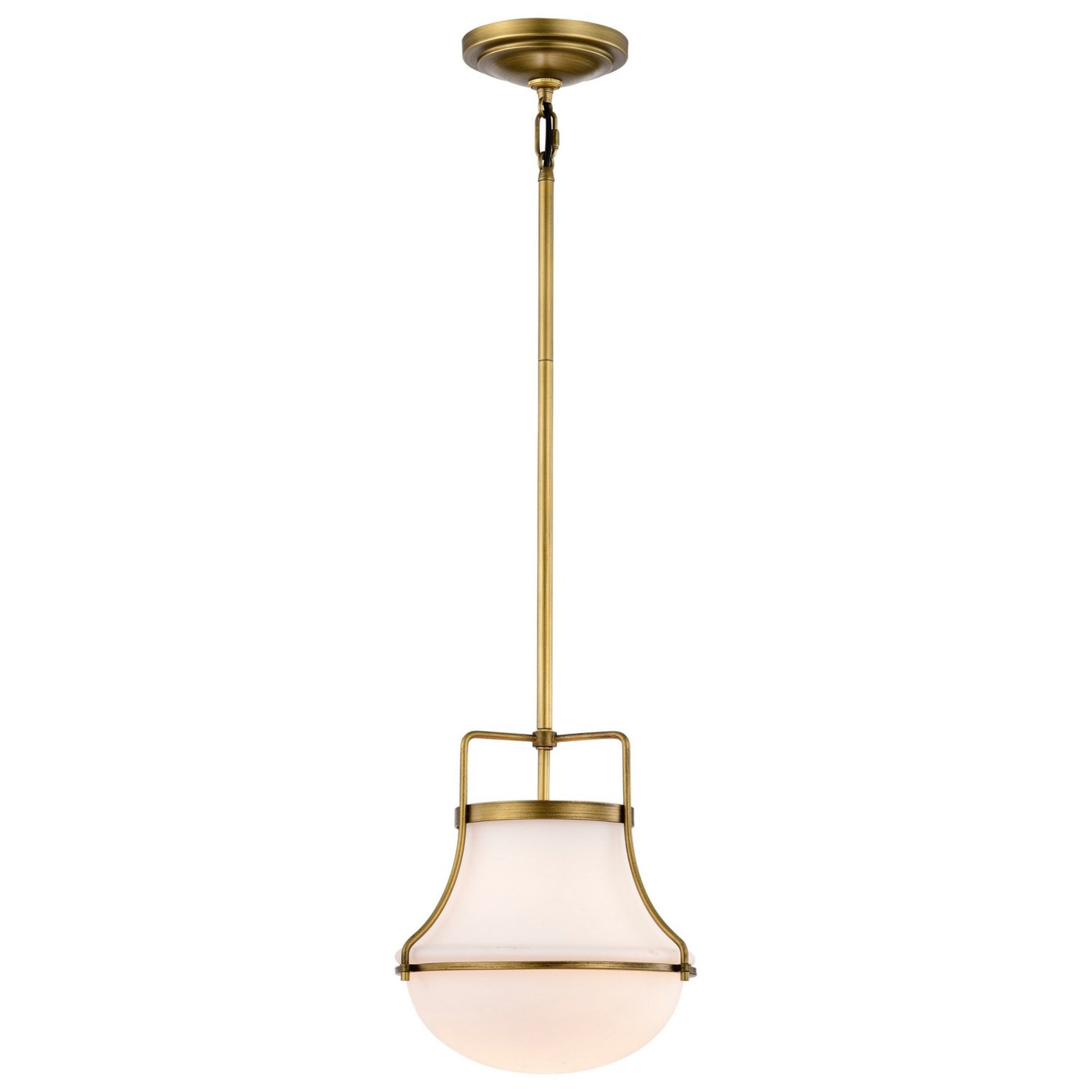 Valdora 10" Pendant, Natural Brass Finish - Bees Lighting