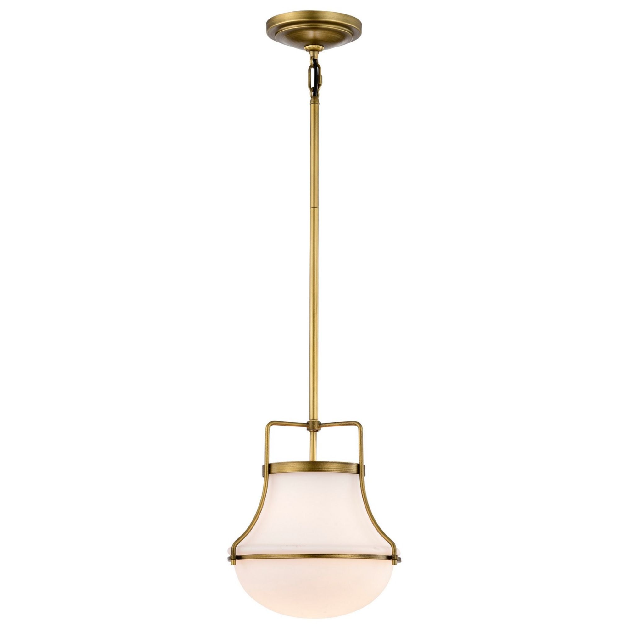 Valdora 10" Pendant, Natural Brass Finish - Bees Lighting