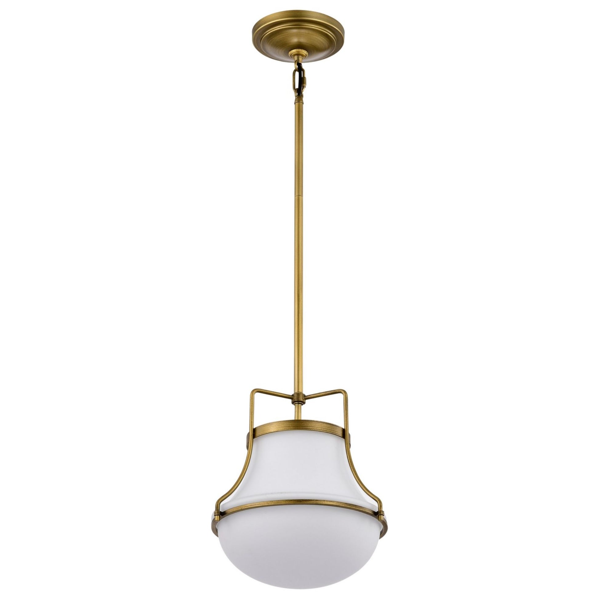 Valdora 10" Pendant, Natural Brass Finish - Bees Lighting