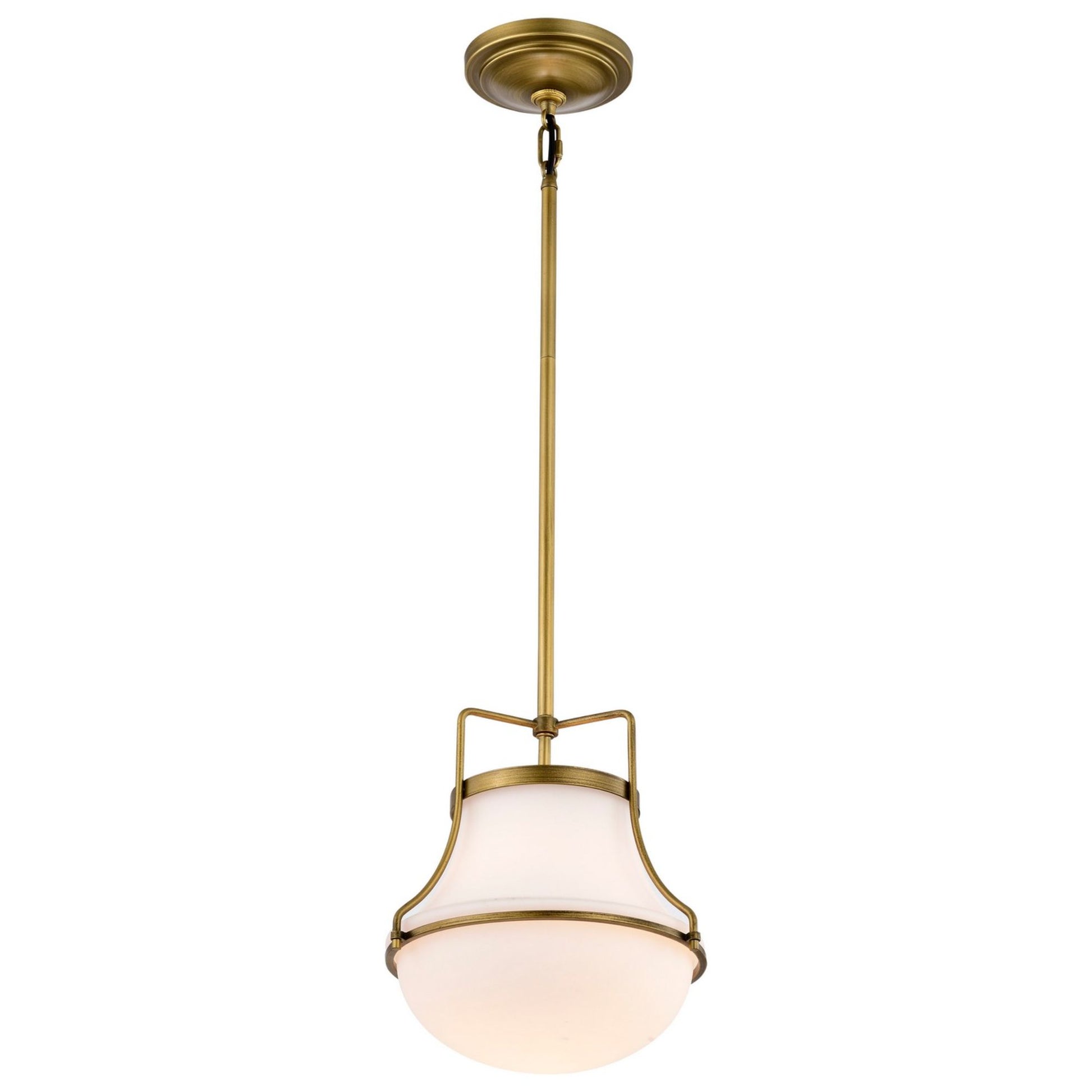 Valdora 10" Pendant, Natural Brass Finish - Bees Lighting