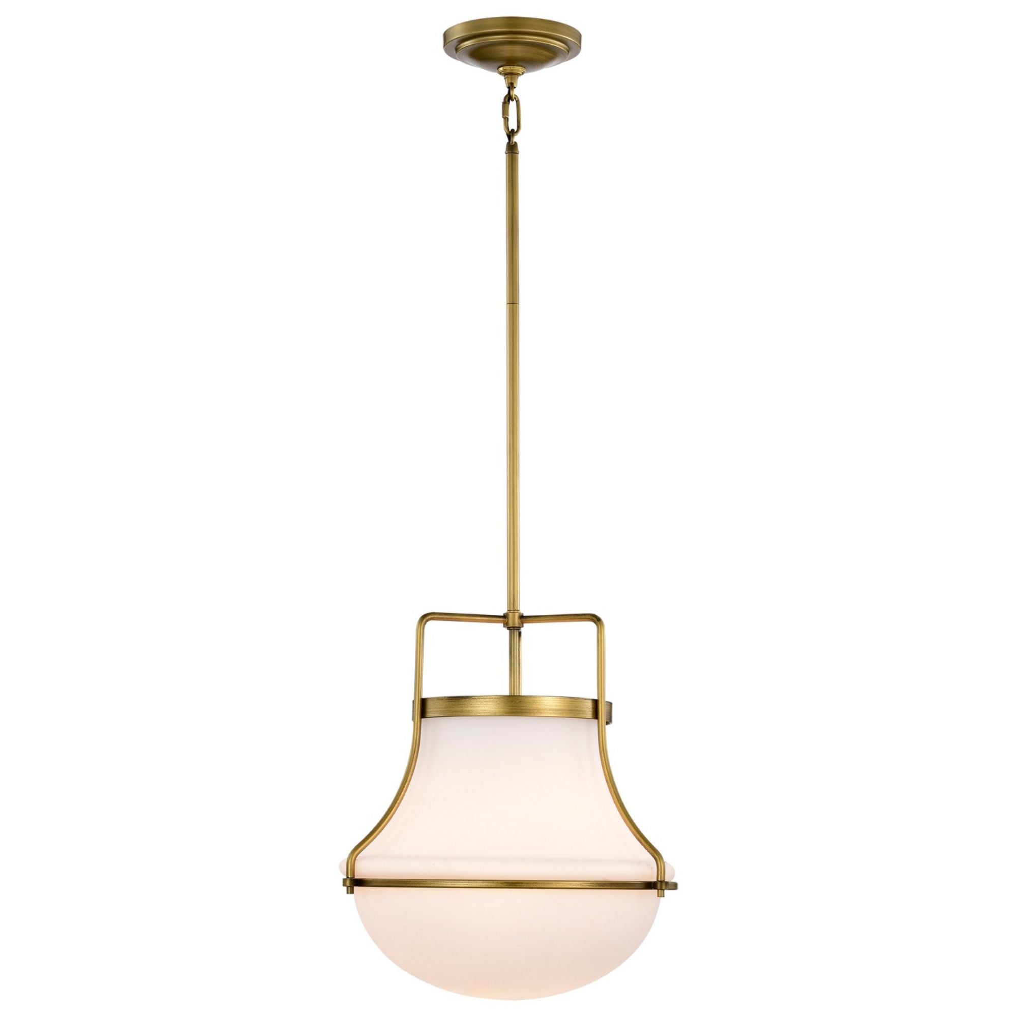 Valdora 14" Pendant, Natural Brass Finish - Bees Lighting