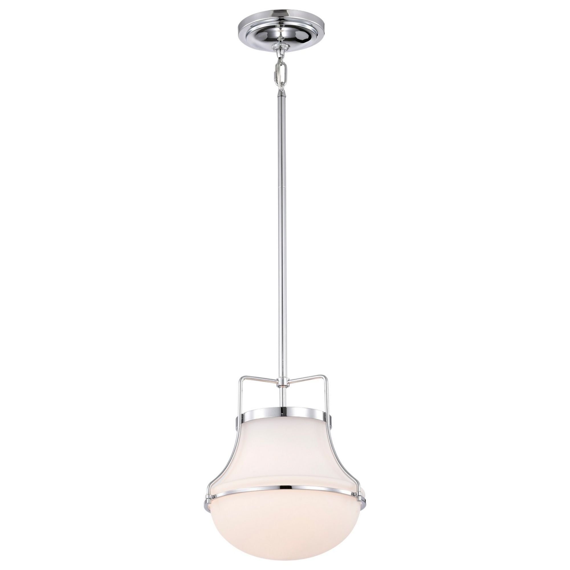 Valdora 10" Pendant, Polished Nickel Finish - Bees Lighting