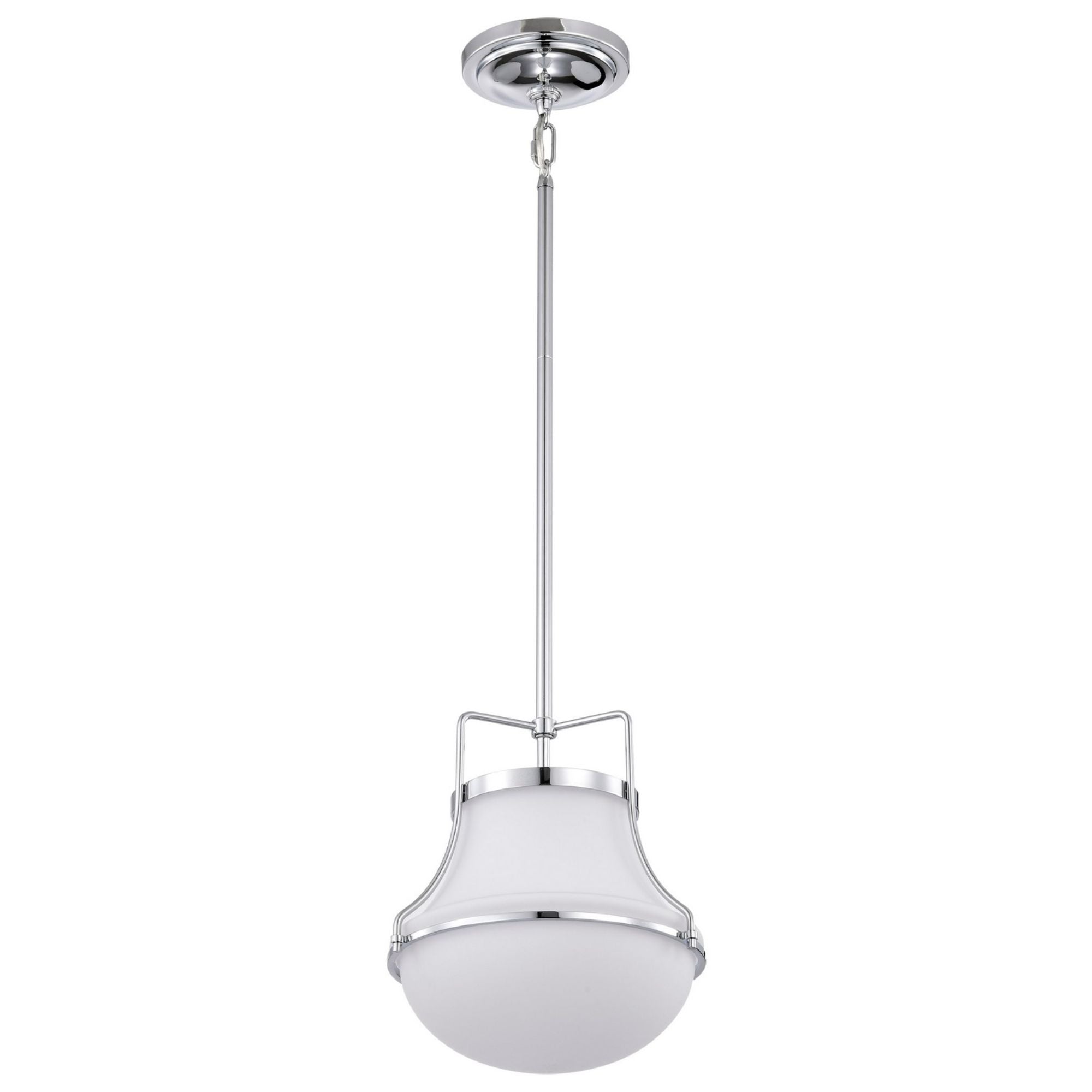 Valdora 10" Pendant, Polished Nickel Finish - Bees Lighting