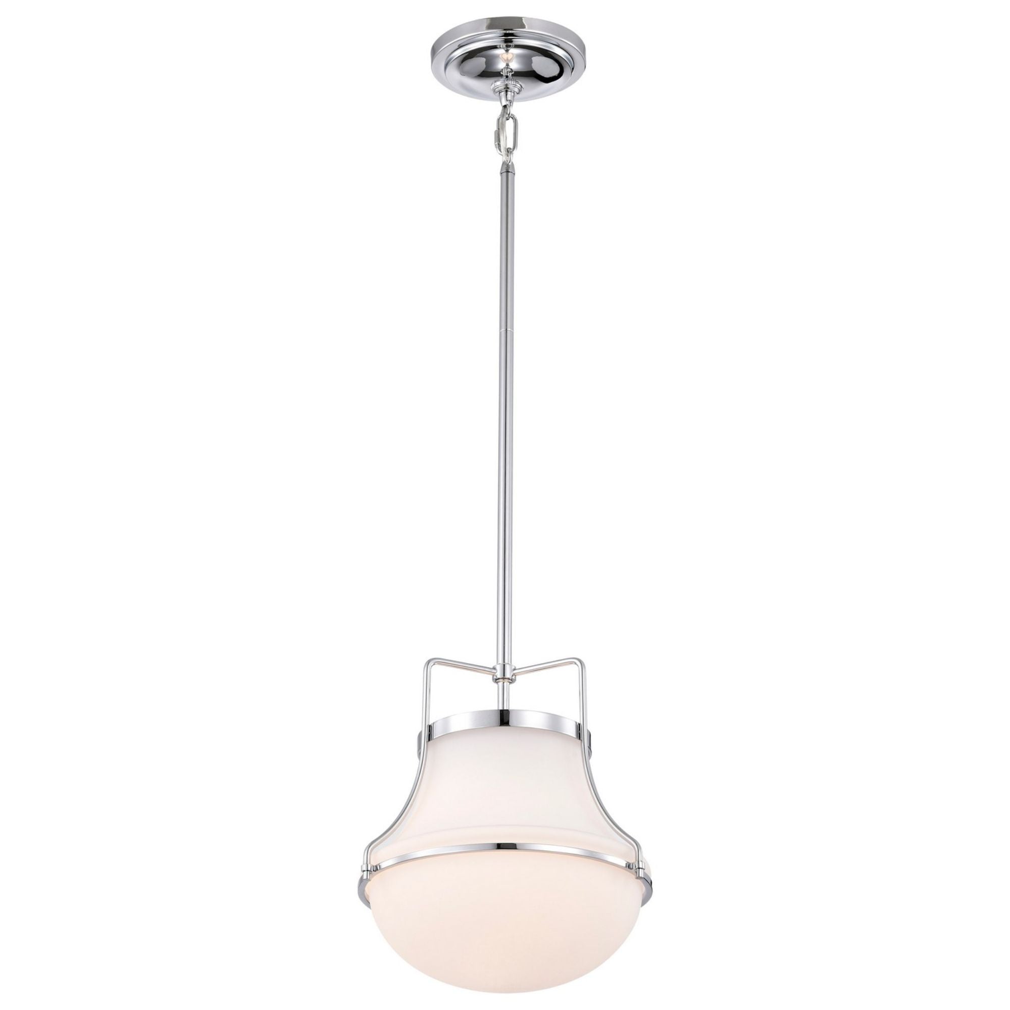Valdora 10" Pendant, Polished Nickel Finish - Bees Lighting
