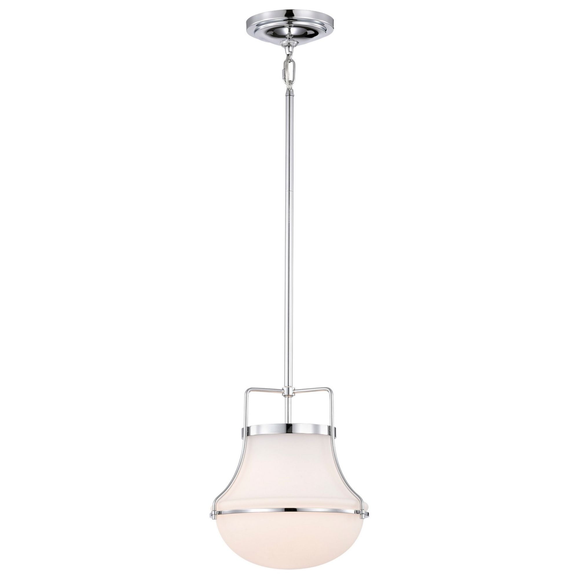 Valdora 10" Pendant, Polished Nickel Finish - Bees Lighting