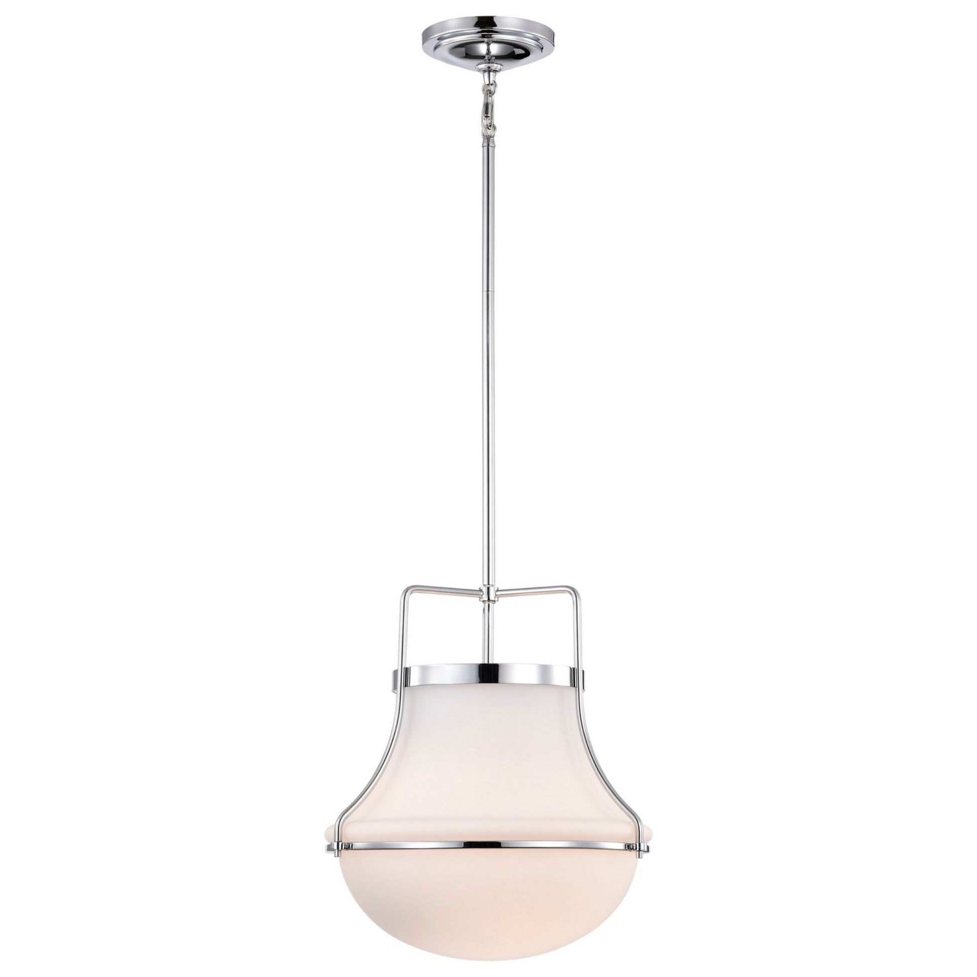 Valdora 14" Pendant, Polished Nickel Finish - Bees Lighting