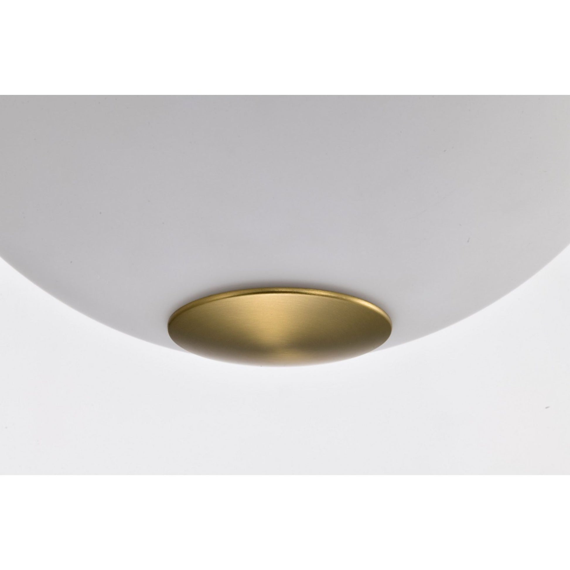 Everton 14" 2 lights Pendant, Matte Gray and Vintage Brass Finish - Bees Lighting
