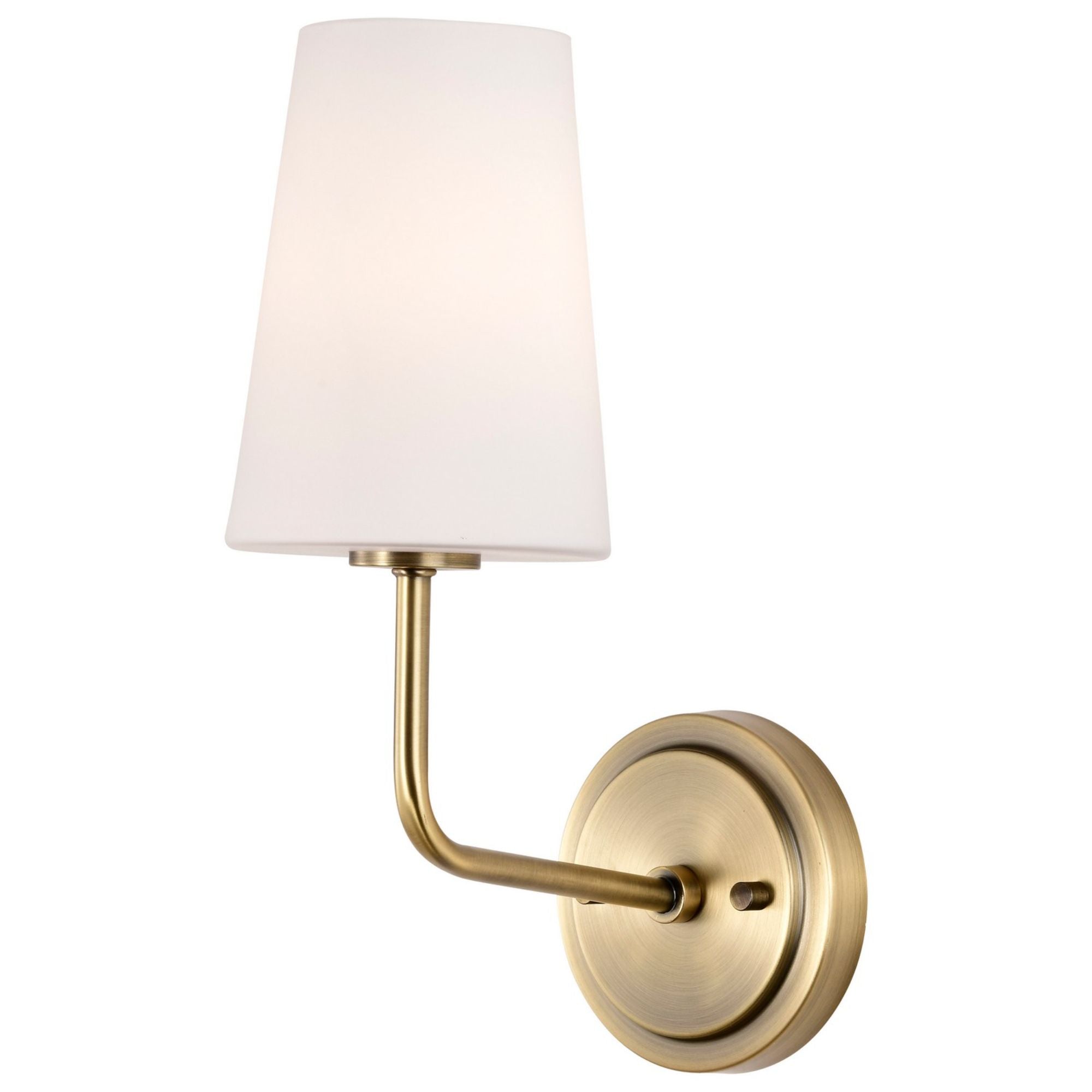 Cordello 15" Wall Sconce, Vintage Brass Finish - Bees Lighting