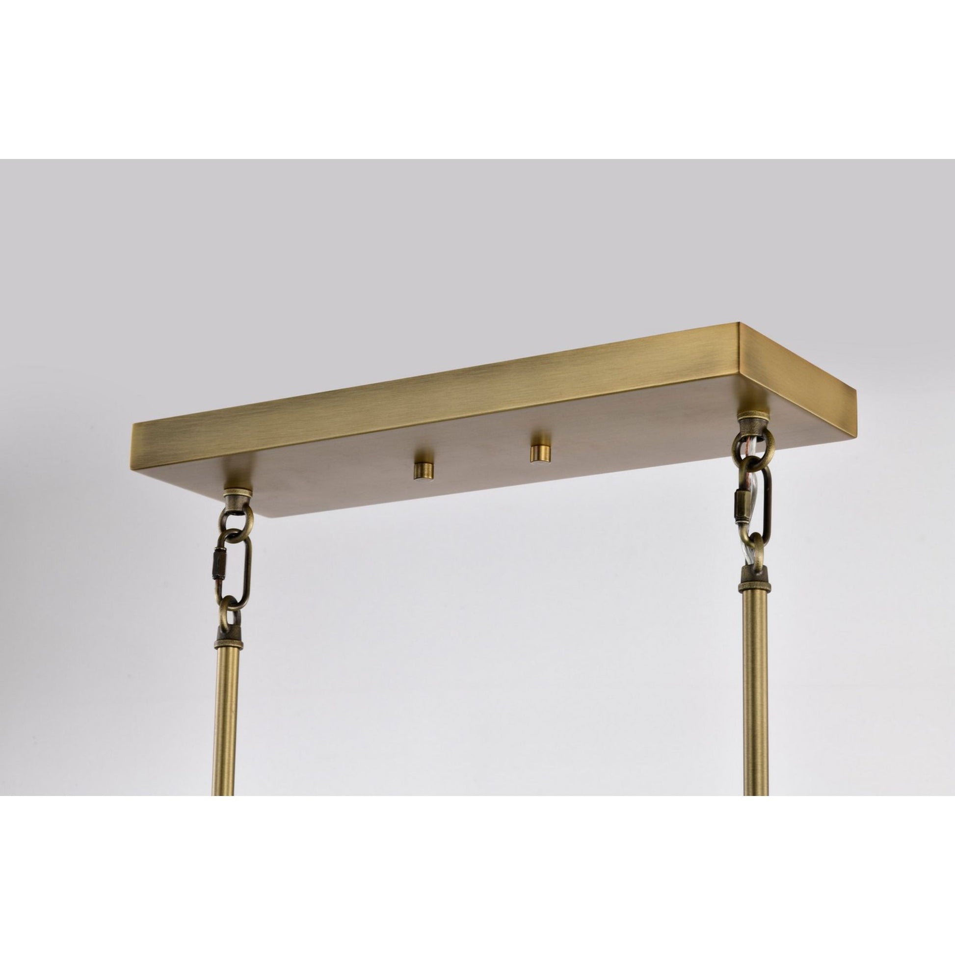 Brookside 42" 6 lights Pendant, Vintage Brass Finish - Bees Lighting