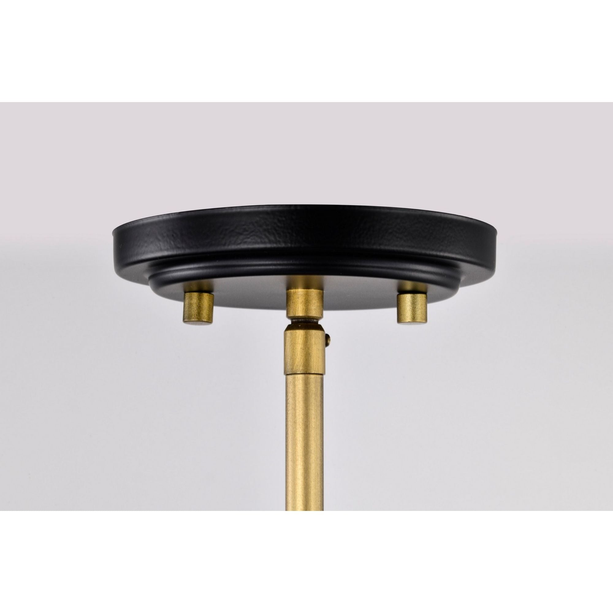 Admiral 7" Pendant, Matte Black and Natural Brass Finish - Bees Lighting