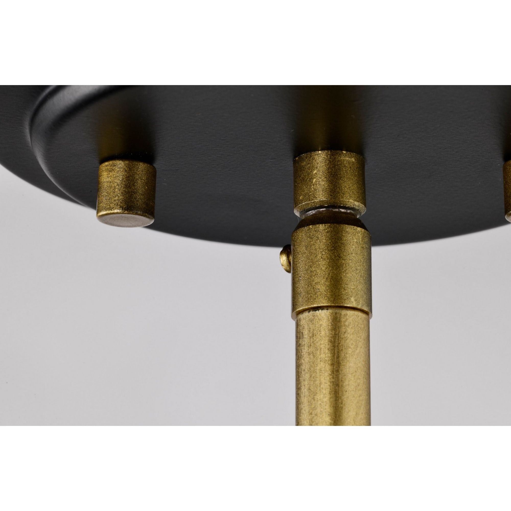 Admiral 7" Pendant, Matte Black and Natural Brass Finish - Bees Lighting