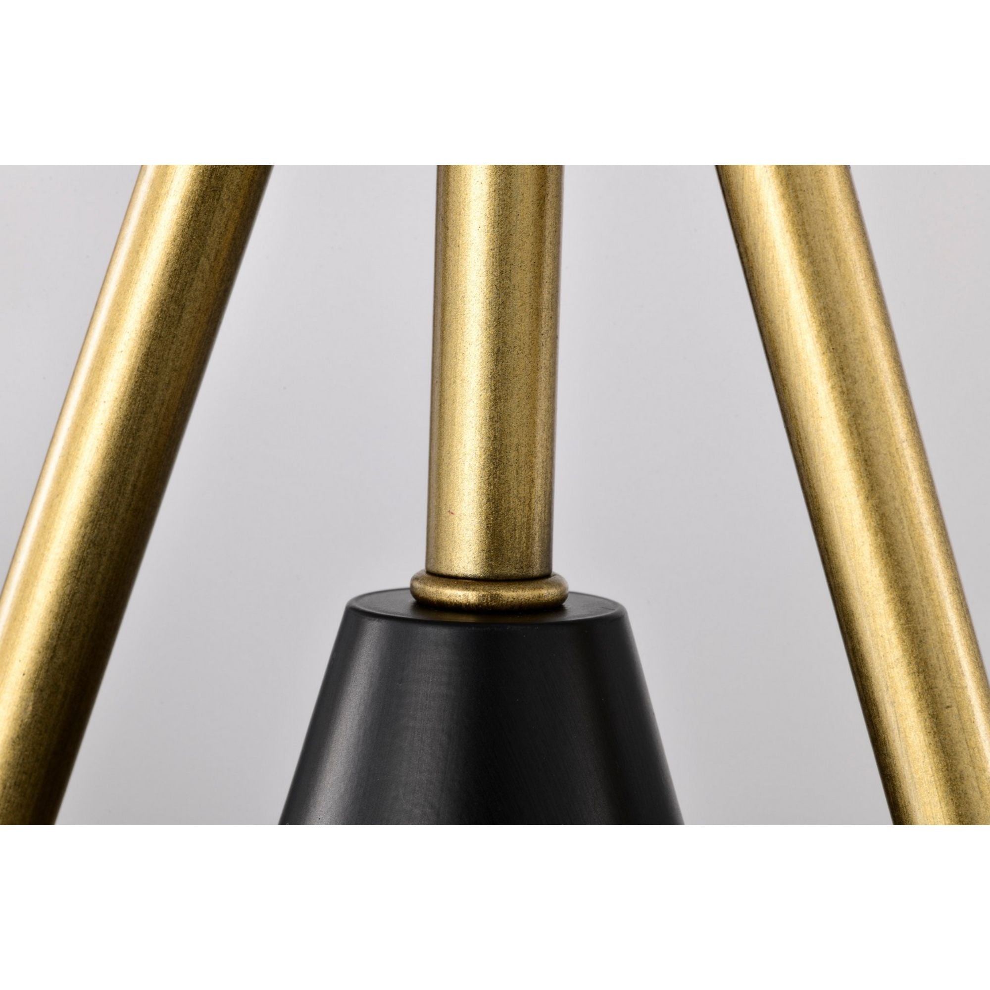 Admiral 7" Pendant, Matte Black and Natural Brass Finish - Bees Lighting