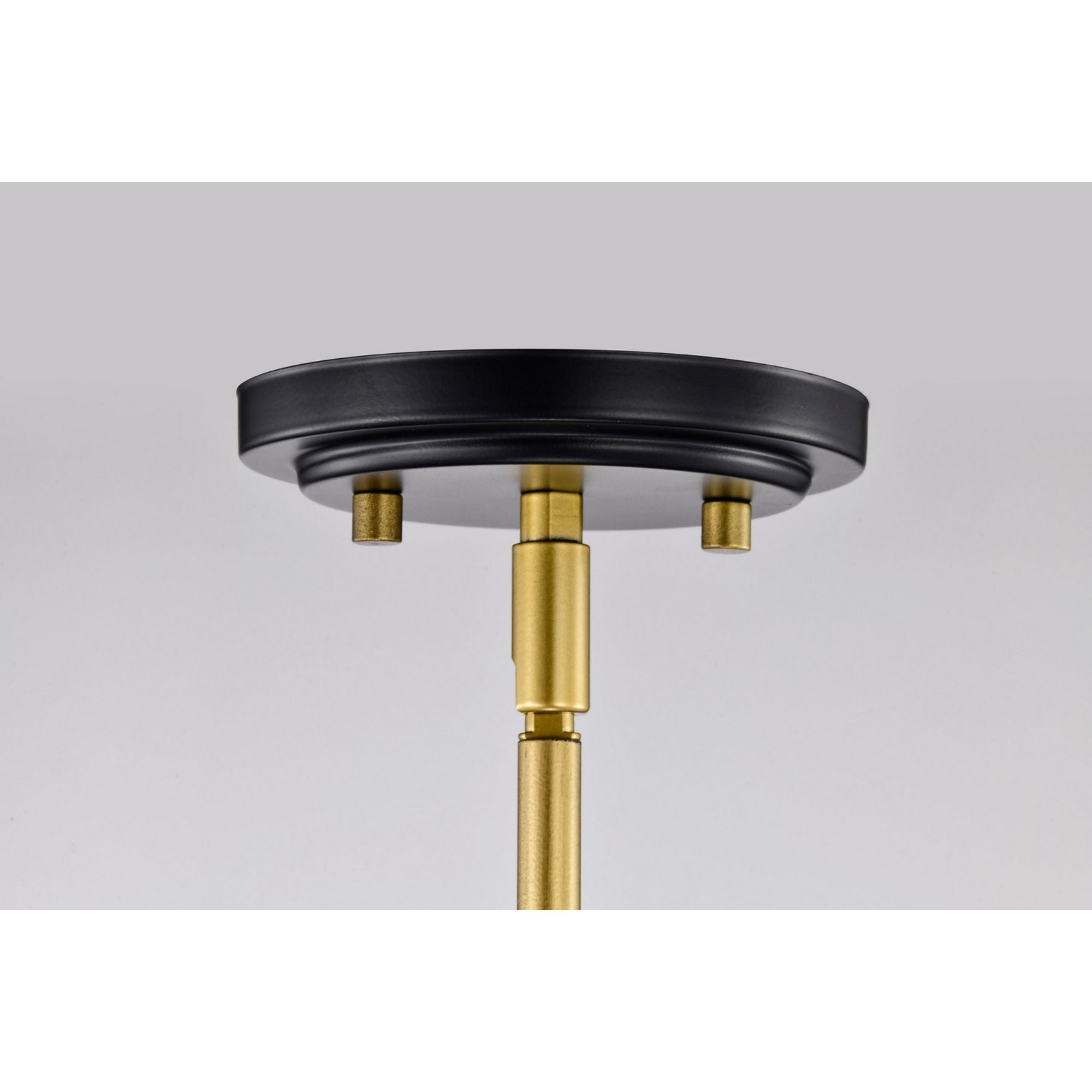 Admiral 10" Pendant, Matte Black and Natural Brass Finish - Bees Lighting