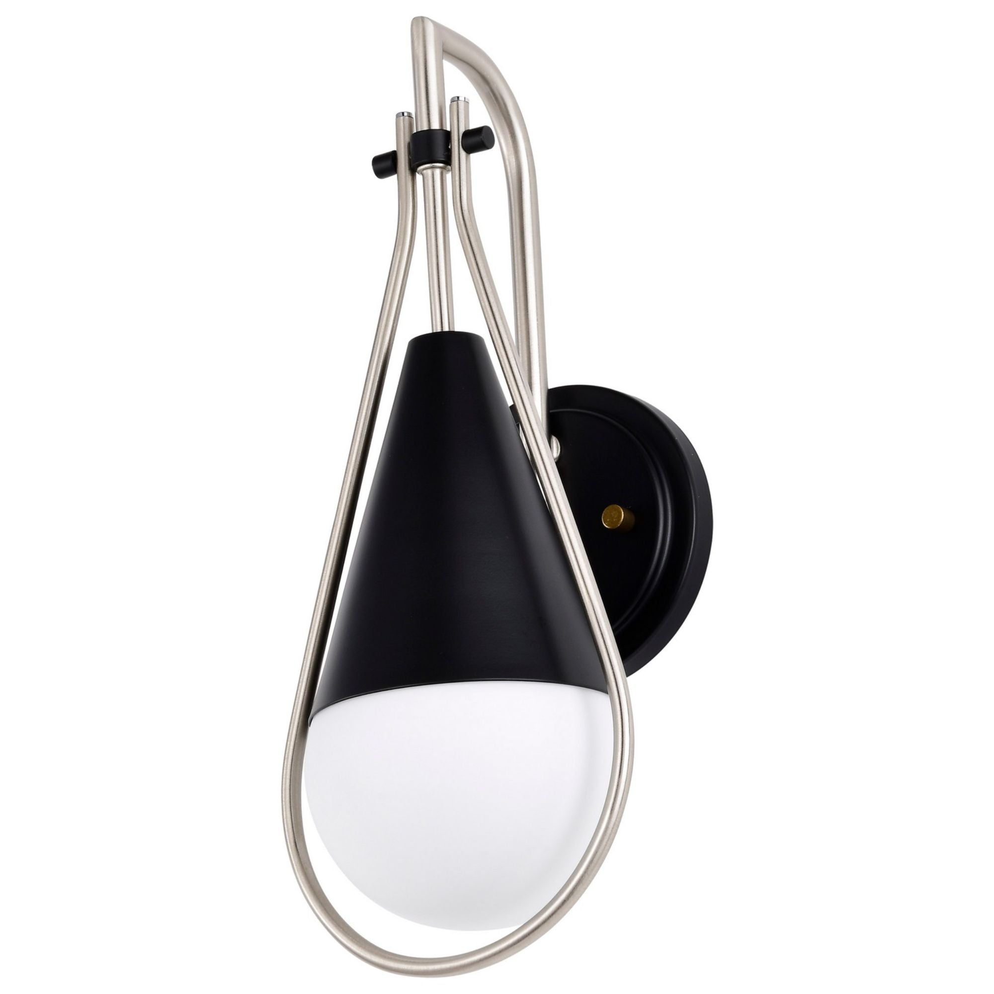 Admiral 1 Light 15 in. Wall Sconce White Opal Glass - Bees Lighting