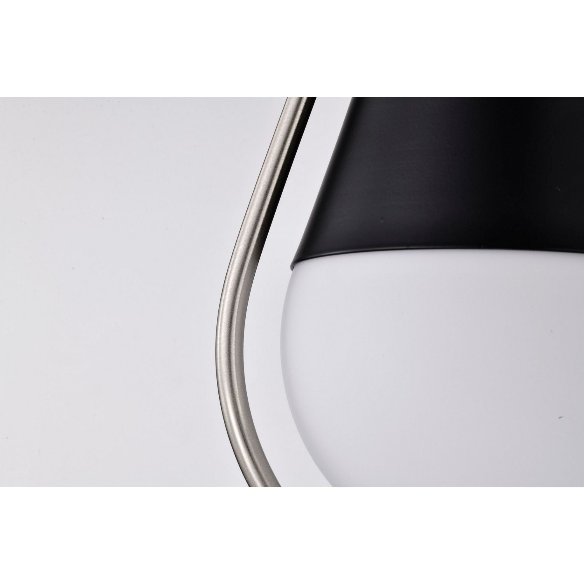 Admiral 7" Pendant, Matte Black and Brushed Nickel Finish - Bees Lighting