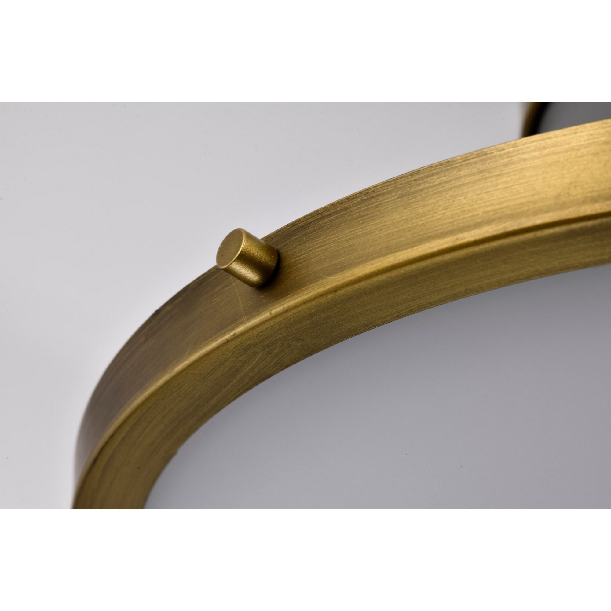 Lafayette 18" 3 lights Flush Mount, Matte Gray / Natural Brass Finish - Bees Lighting