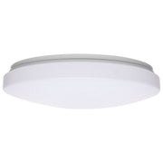 Cloud 14" LED Flush Mount, 3CCT, White Finish, 0-10V Dim - Bees Lighting