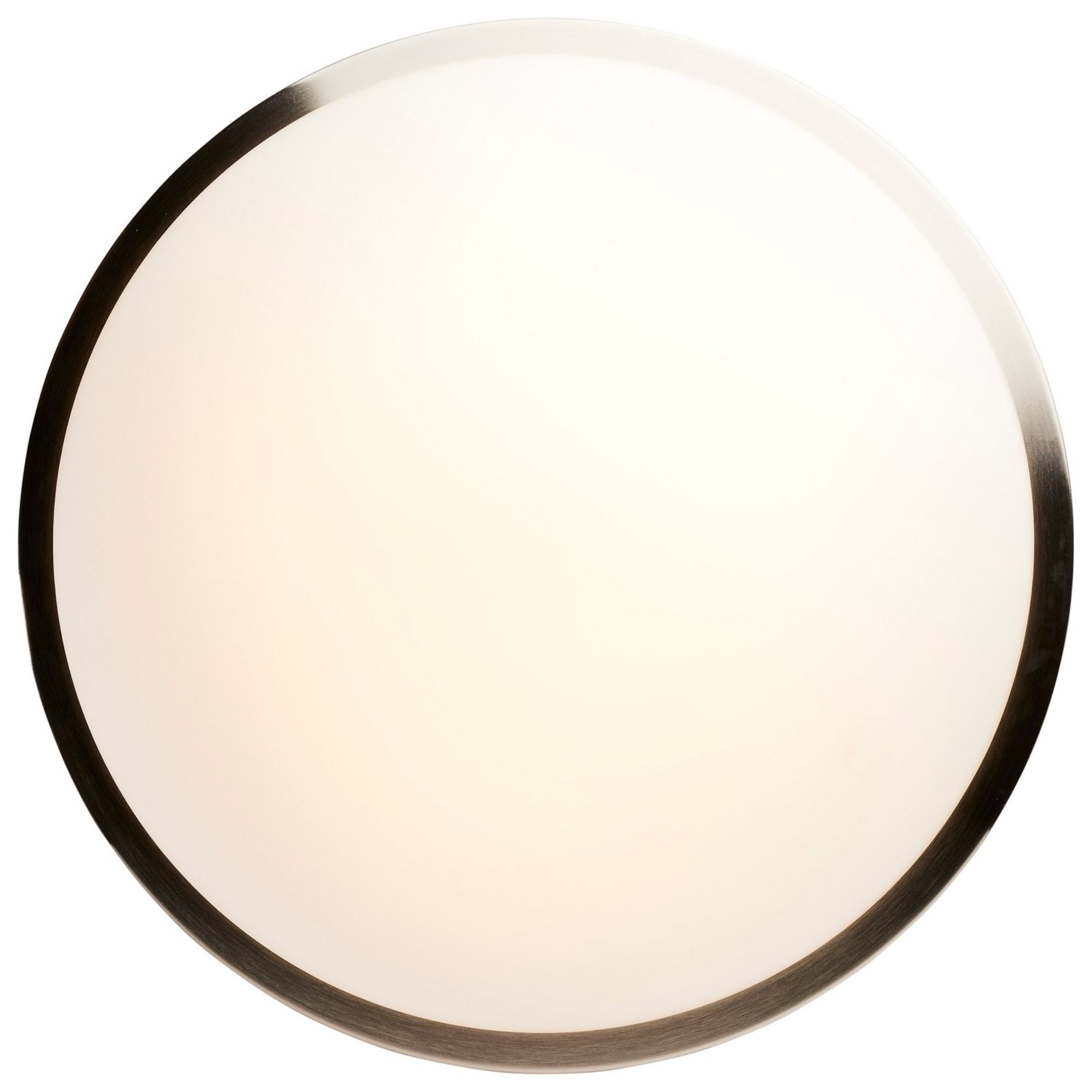 Button 17" LED Flush Mount, 3CCT, Brushed Nickel Finish, 120V - Bees Lighting