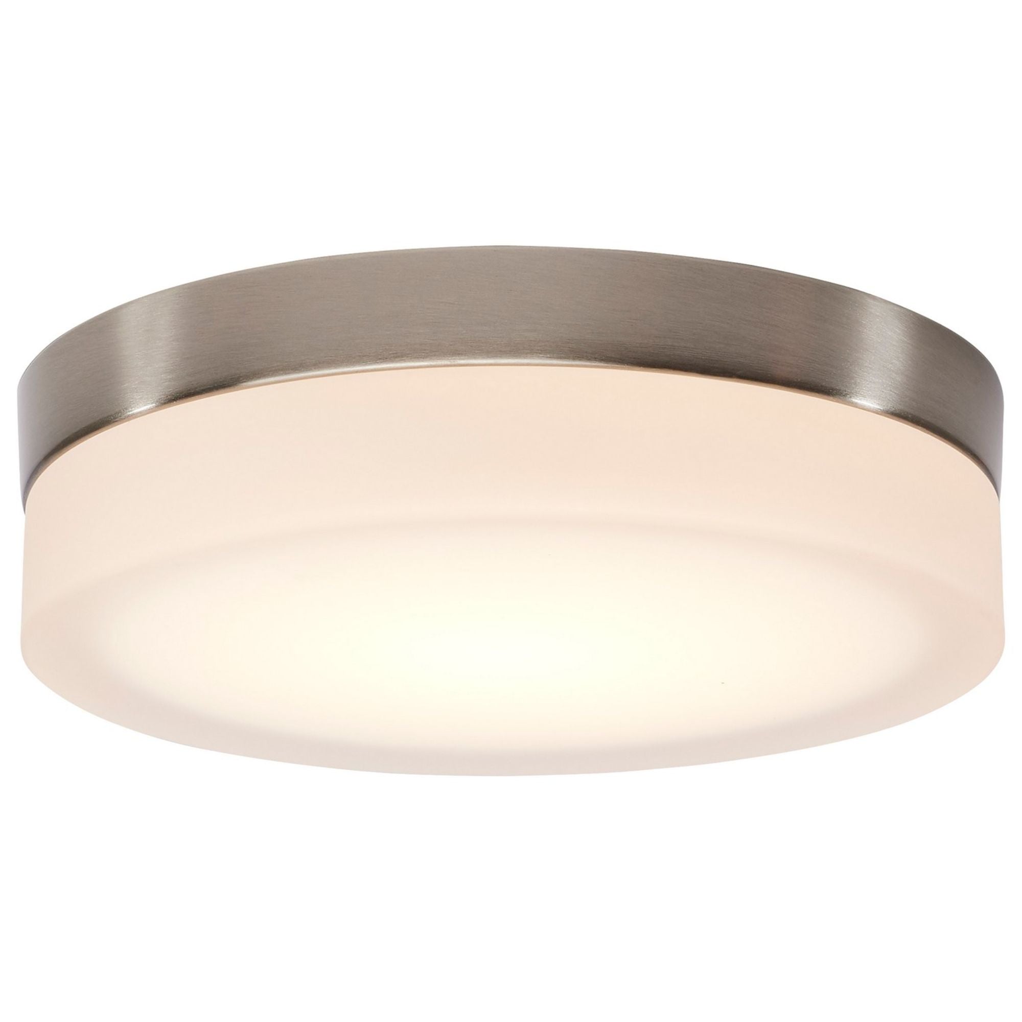 PI 9" LED Flush Mount, 3CCT, Brushed Nickel Finish - Bees Lighting