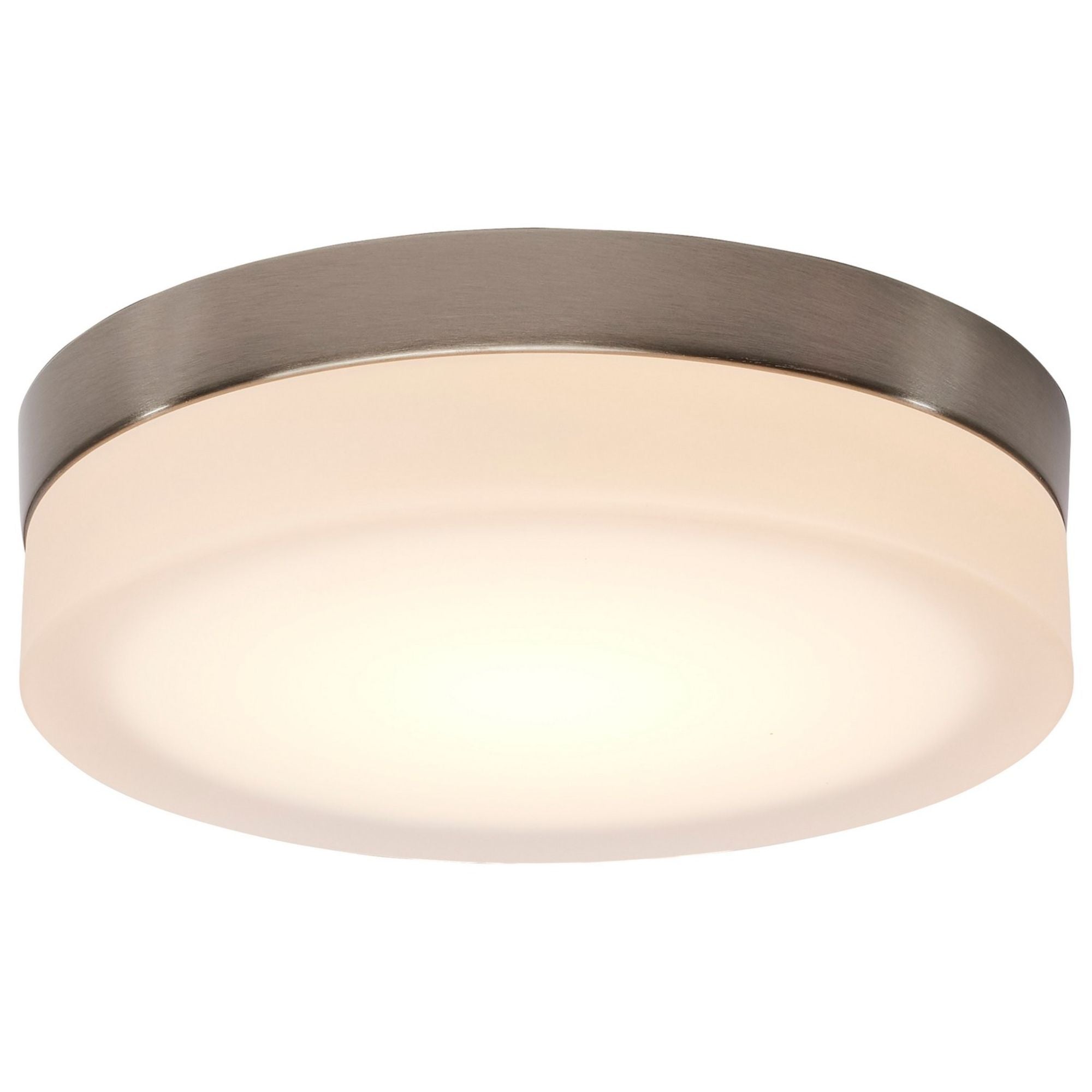 PI 9" LED Flush Mount, 3CCT, Brushed Nickel Finish - Bees Lighting