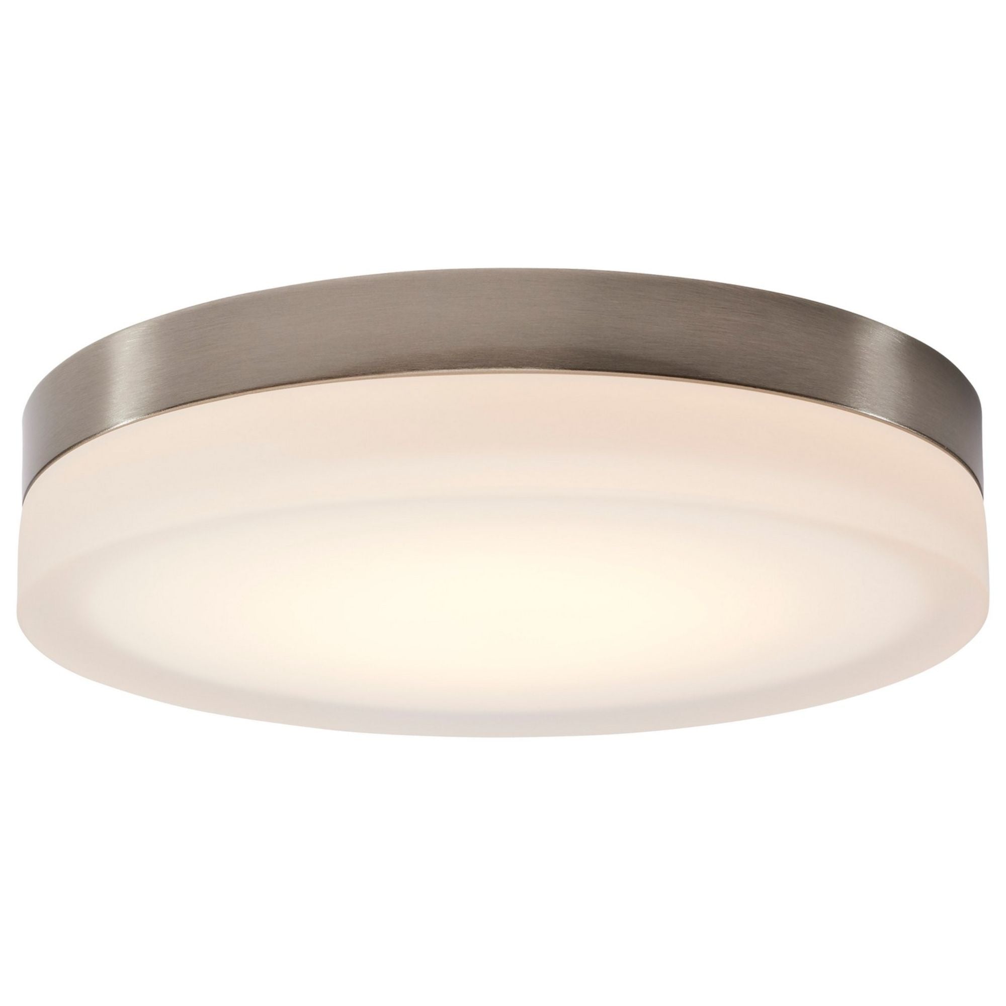 PI 14" LED Flush Mount, 3CCT, Brushed Nickel Finish - Bees Lighting