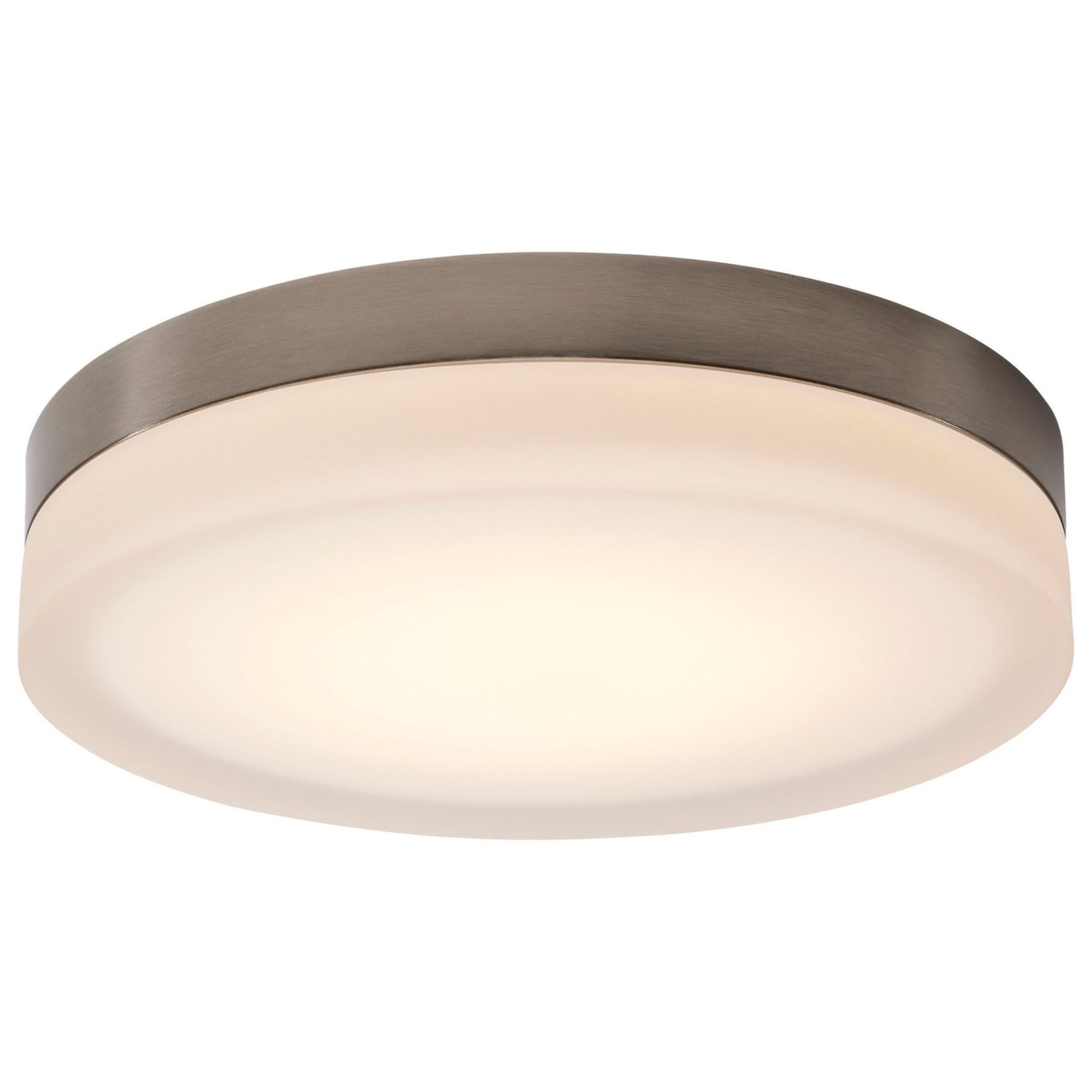 PI 14" LED Flush Mount, 3CCT, Brushed Nickel Finish - Bees Lighting