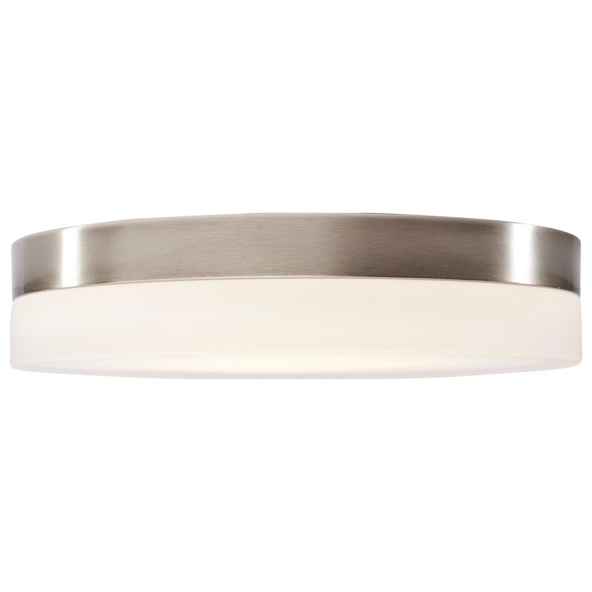 PI 14" LED Flush Mount, 3CCT, Brushed Nickel Finish - Bees Lighting