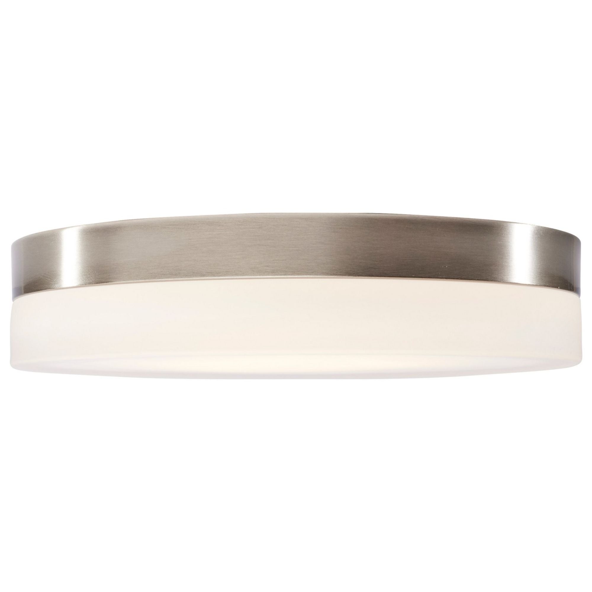 PI 14" LED Flush Mount, 3CCT, Brushed Nickel Finish - Bees Lighting