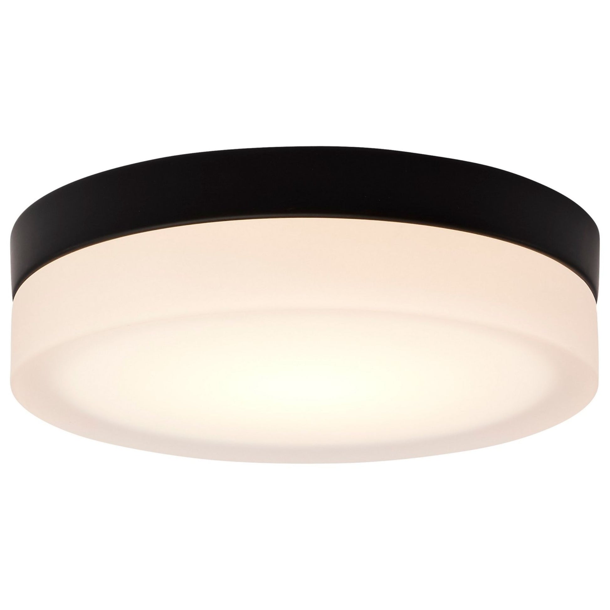 PI 9" LED Flush Mount, 3CCT, Matte Black Finish - Bees Lighting