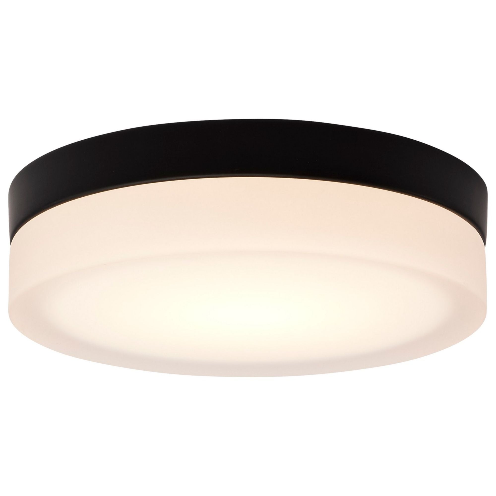 PI 9" LED Flush Mount, 3CCT, Matte Black Finish - Bees Lighting