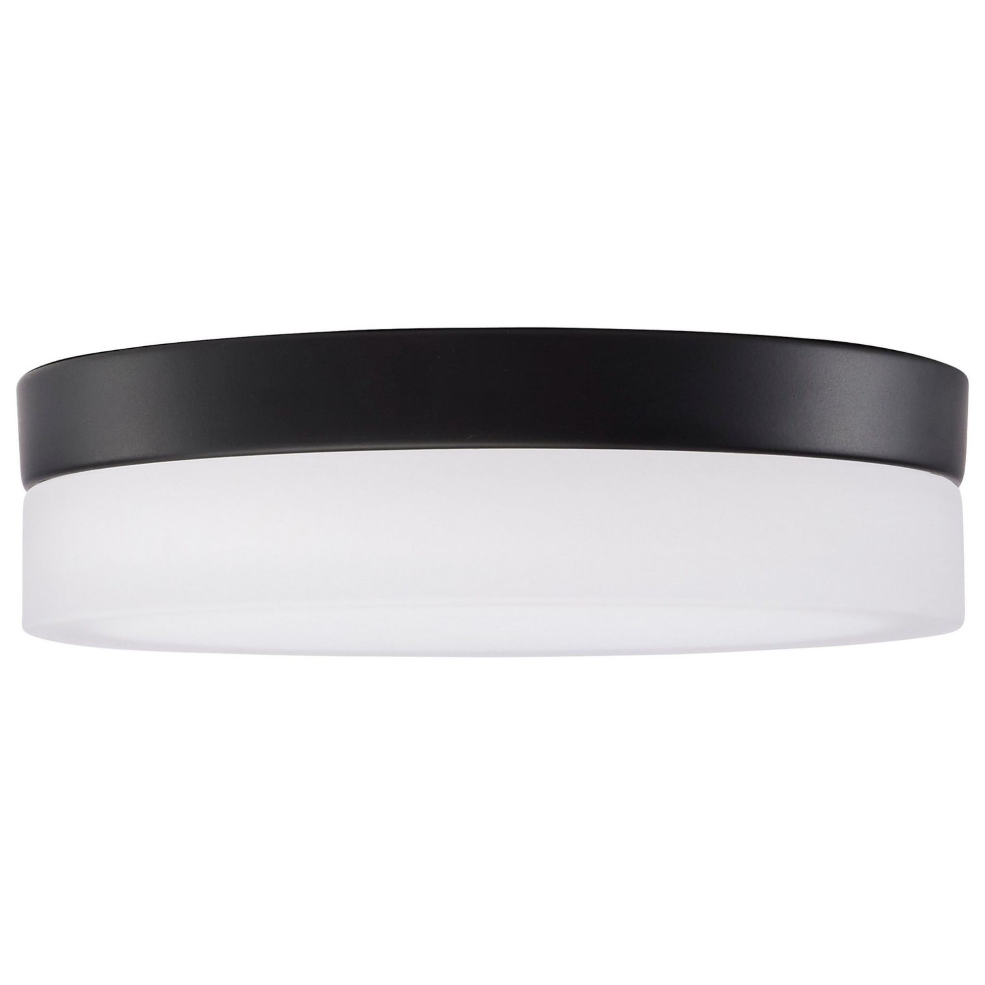 PI 9" LED Flush Mount, 3CCT, Matte Black Finish - Bees Lighting